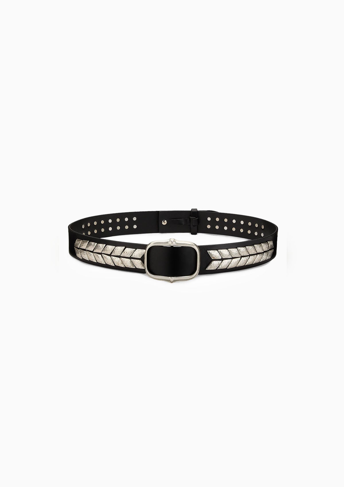 Belja Belt | Black/Silver