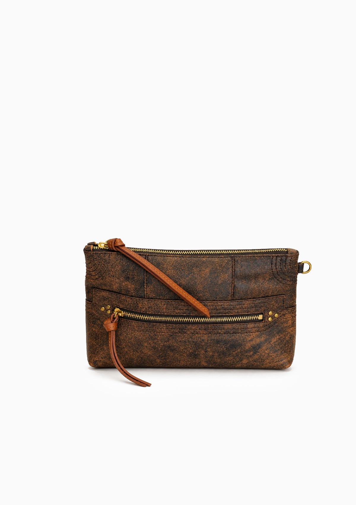 Lucky Clutch L | Marron Aged