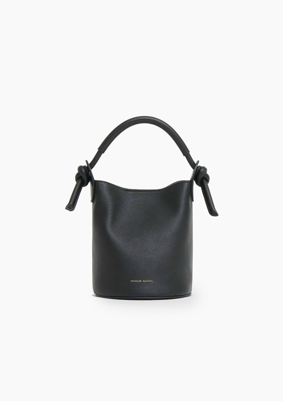 【未使用に近い】 MANSUR GAVRIEL ショルダーバッグ ブラック 黒 Mini Mini Fortuna Bucket | Black