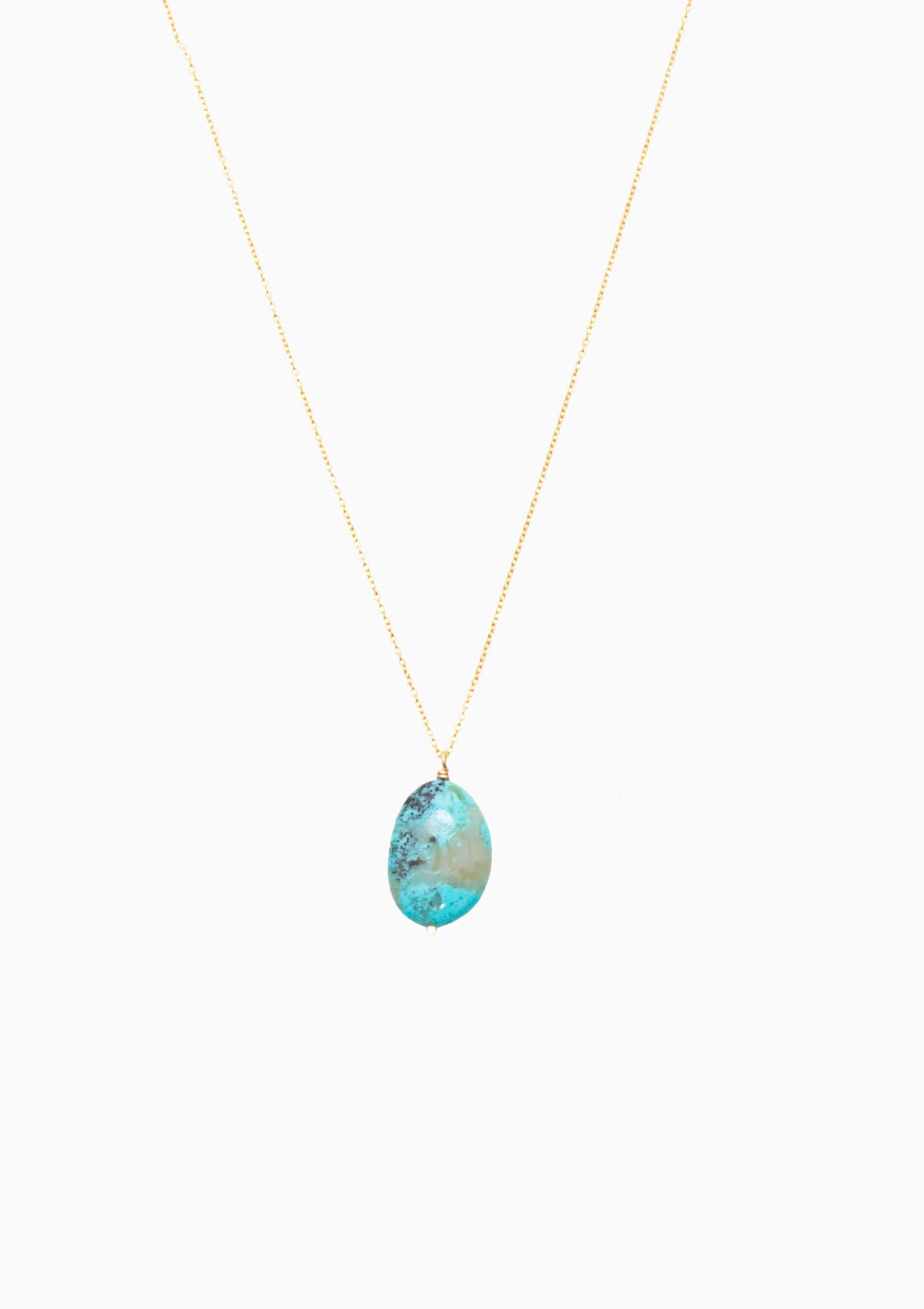 Turquoise Drop 18" Necklace
