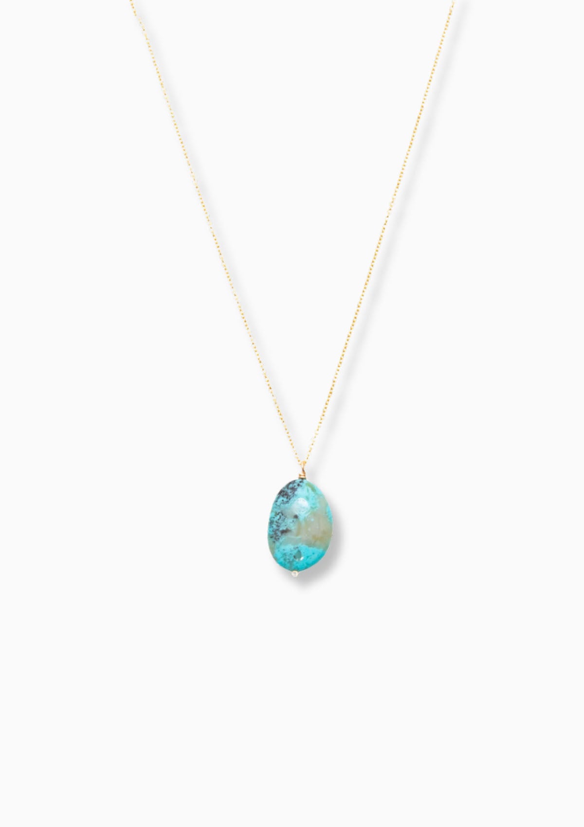 Turquoise Drop 18" Necklace
