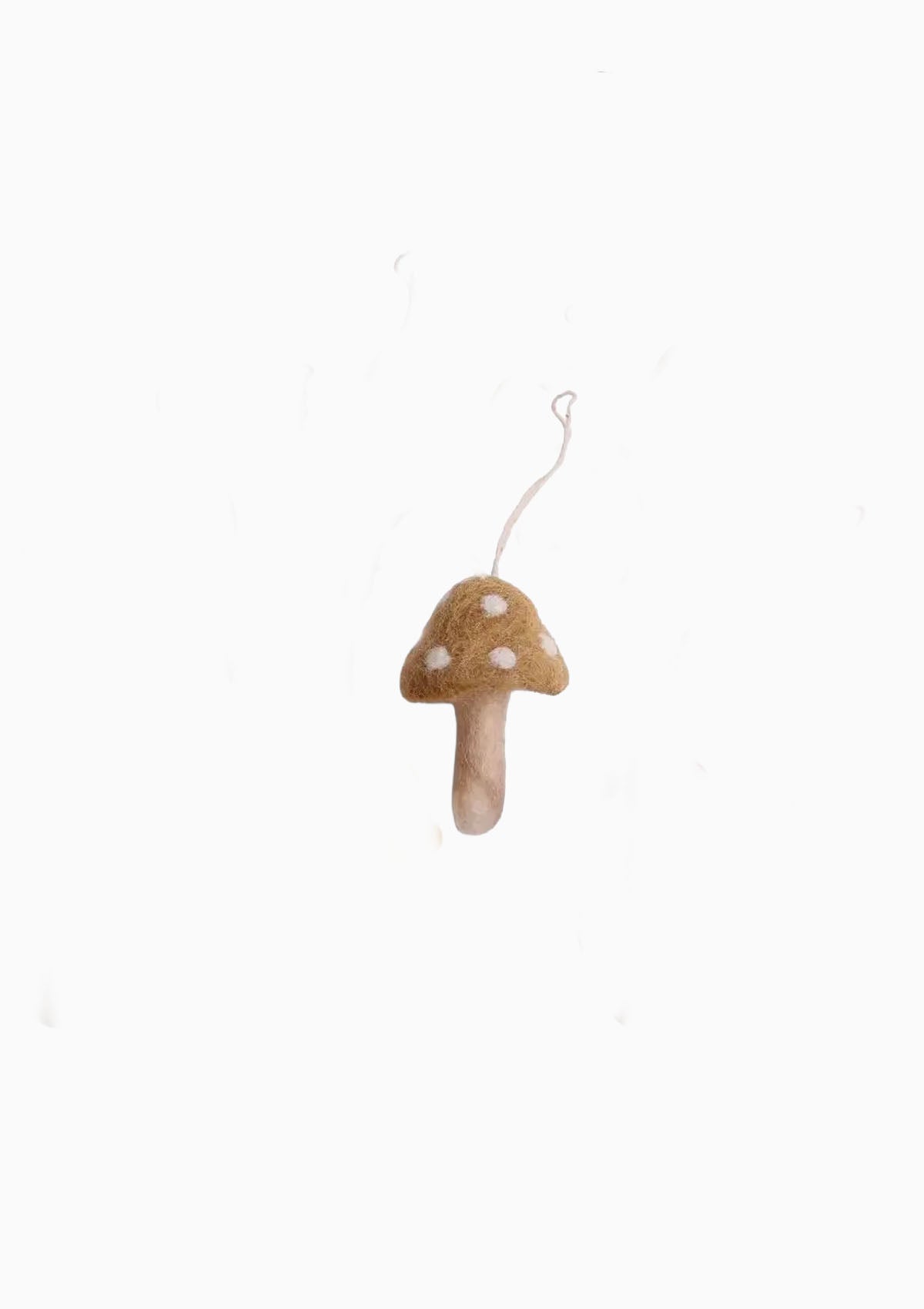 Mushroom Ornament | Beige