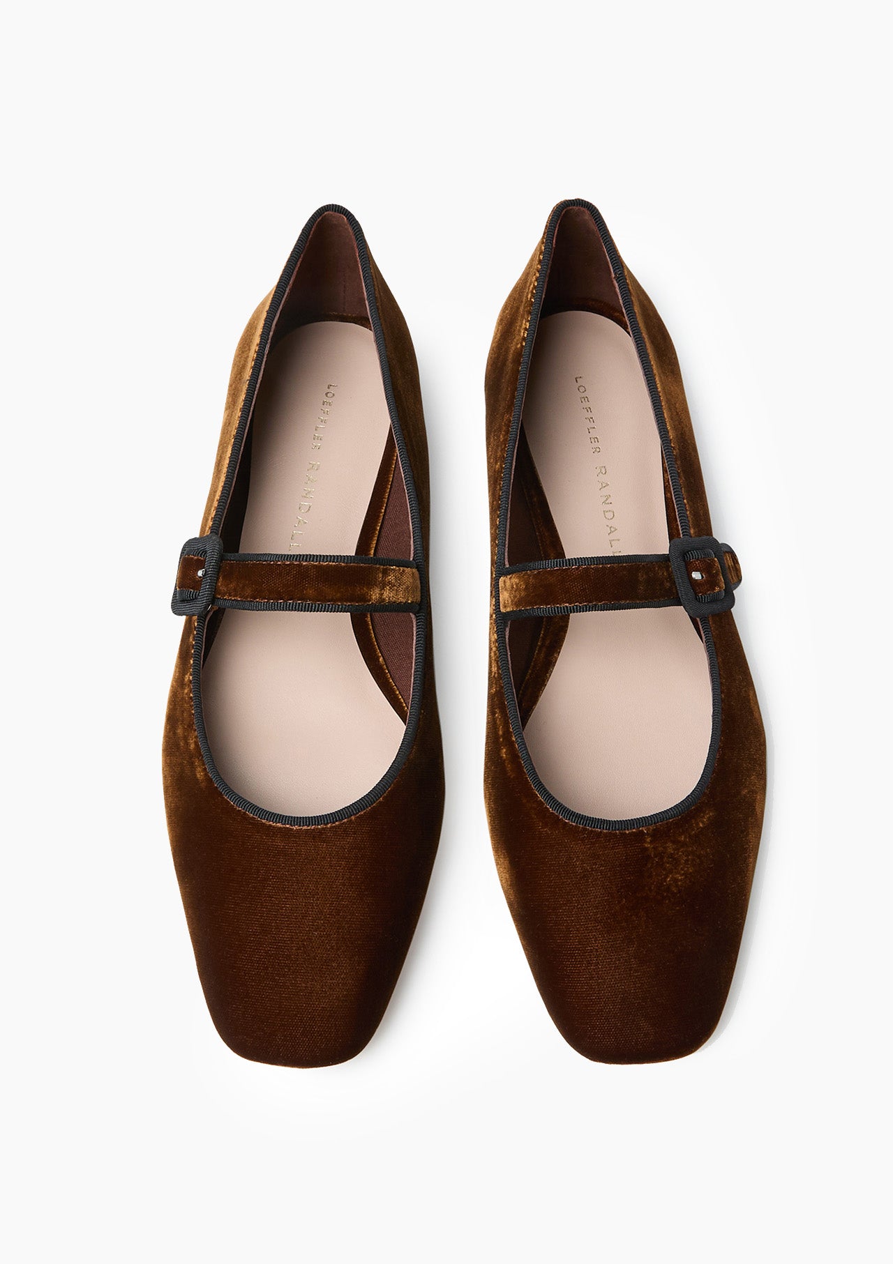 Ginger Velvet Mary Jane | Dark Brown