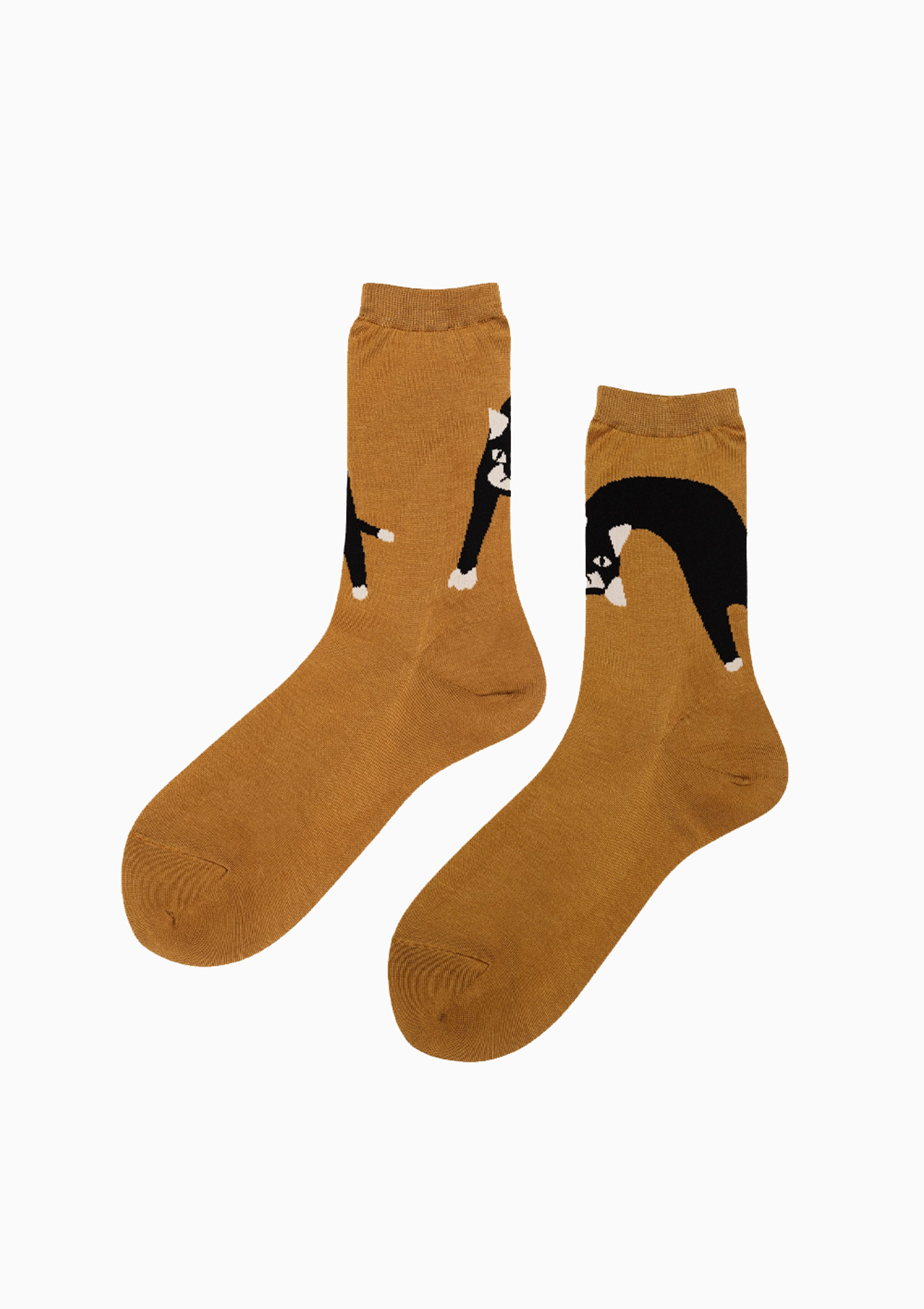 Pounce Crew Socks | Camel