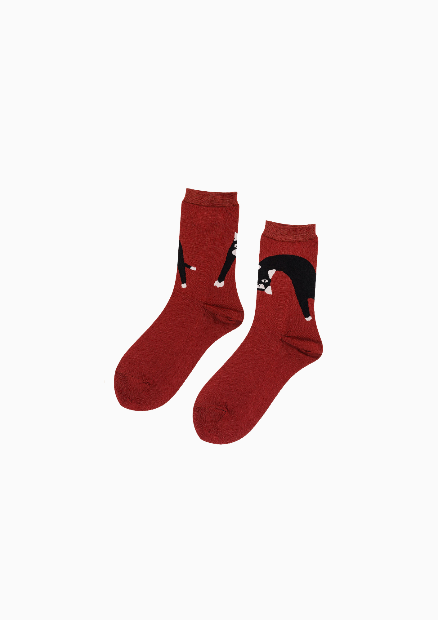 Pounce Crew Socks | Merlot