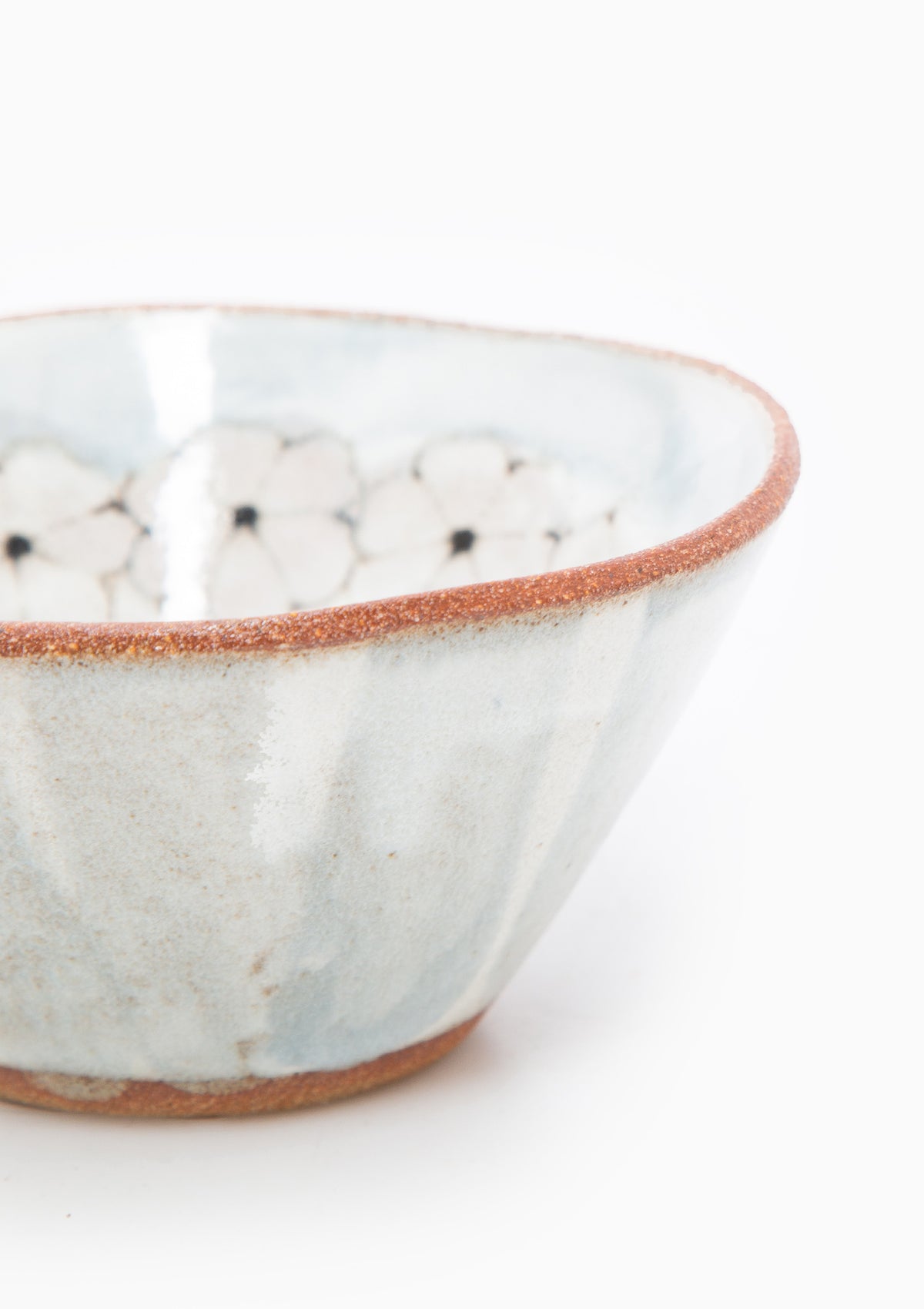 Ice Cream Bowl Wildflower Grey 7
