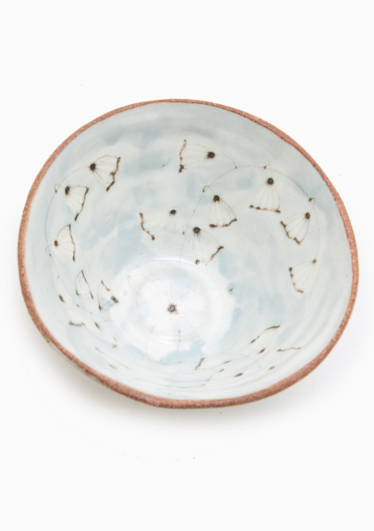 Ice Cream Bowl Wildflower Grey 8