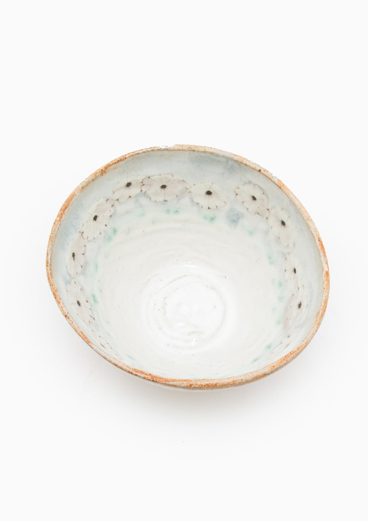 Tall Serving Bowl Wildflower Grey 3