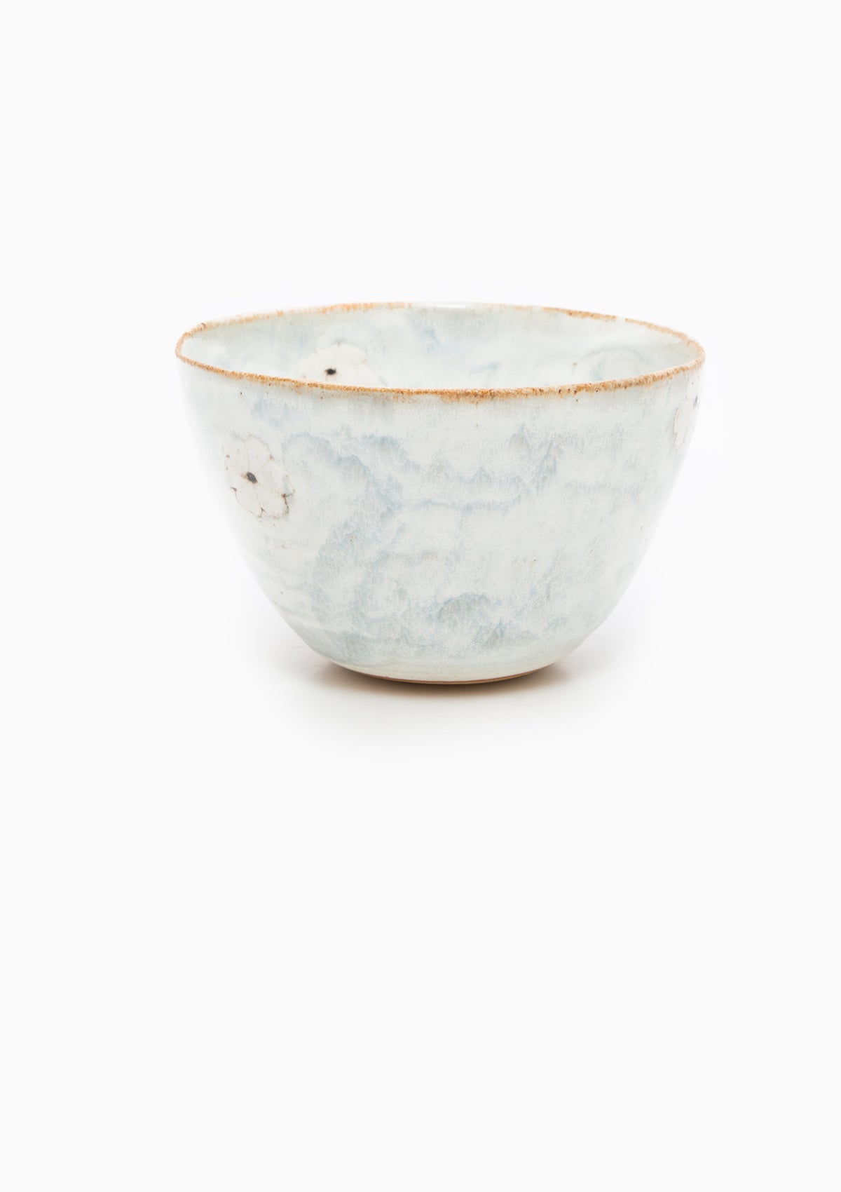 Tall Serving Bowl Wildflower Grey 4