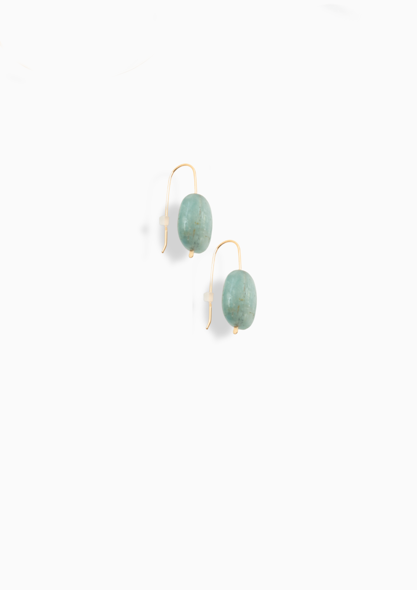 Teal Kyanite Drop Earrings