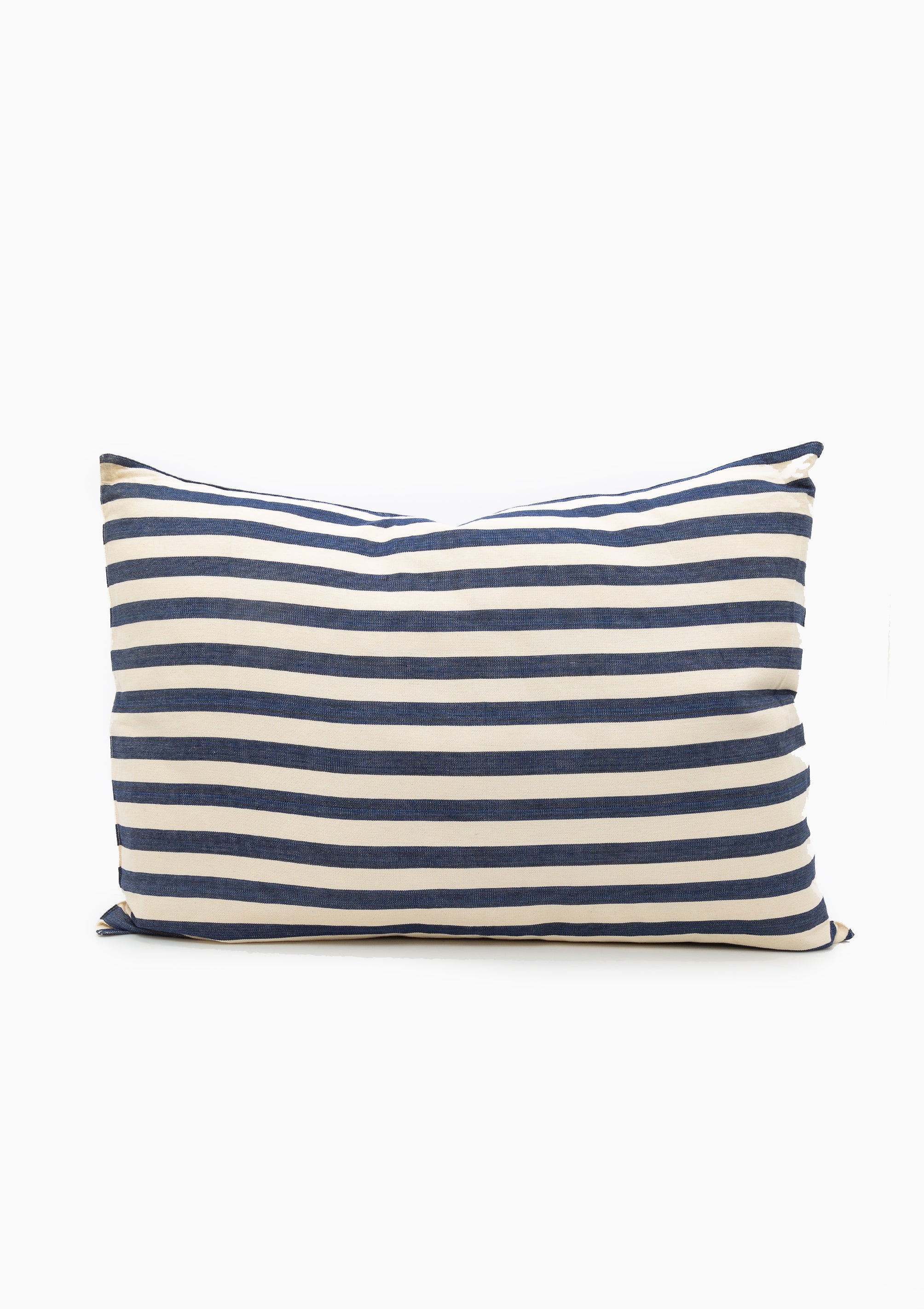 New Headboard Cushion, Navy/Off White Bold Stripe | 24" x 32"