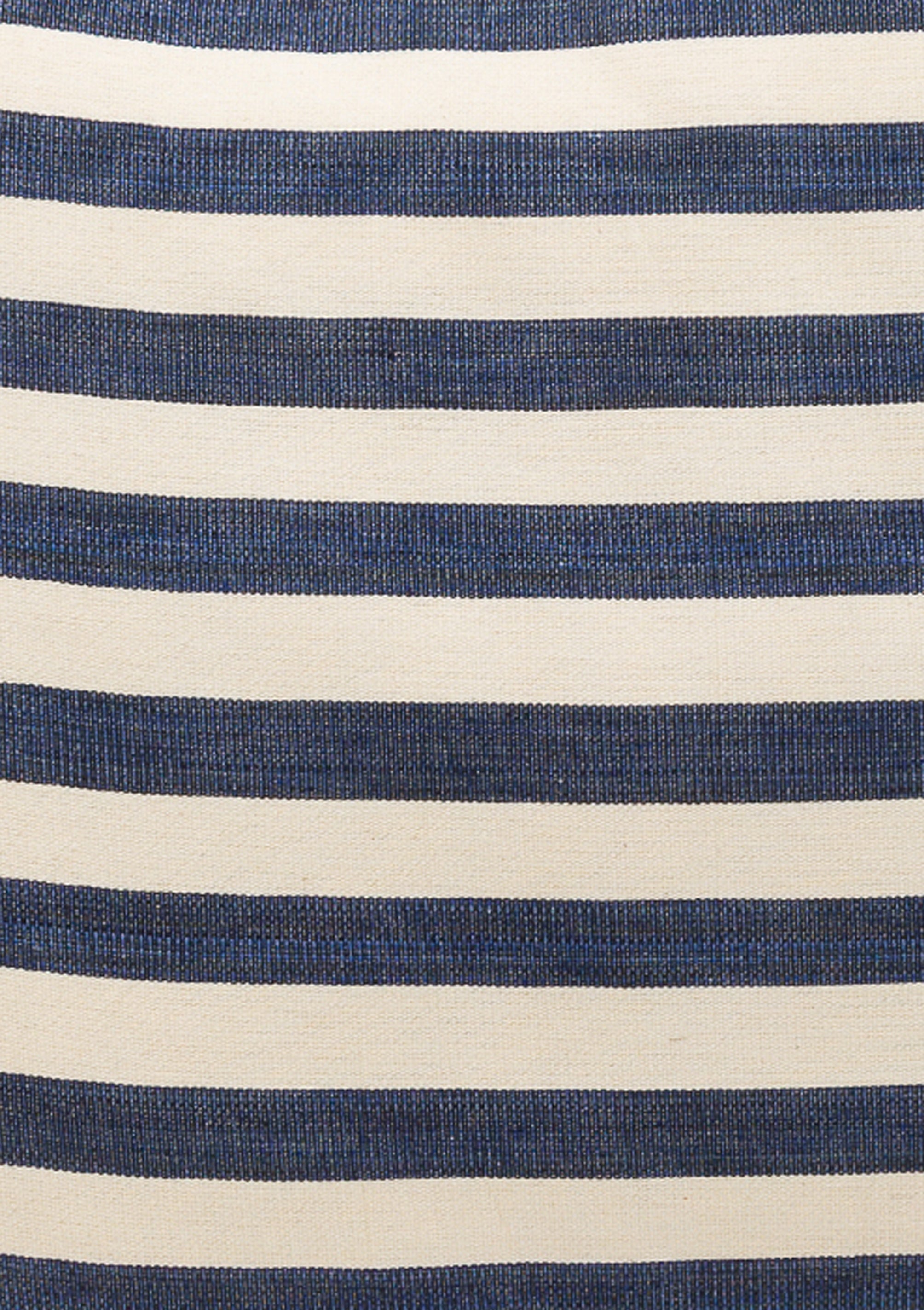 New Headboard Cushion, Navy/Off White Bold Stripe | 24" x 32"