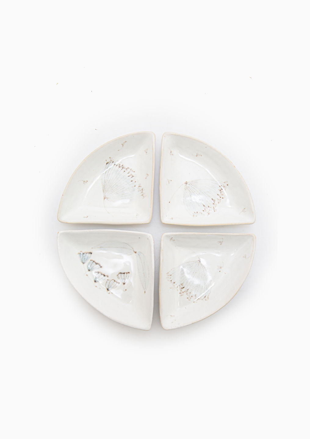 Trivets Set Of 4 Wildflower Light Blue 6