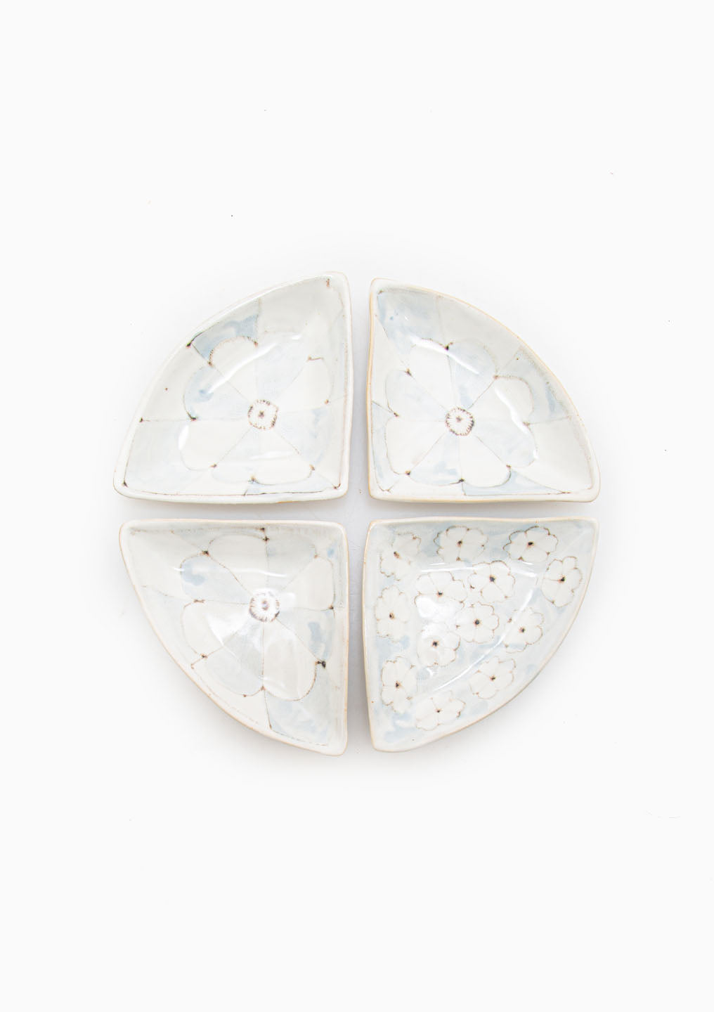 Trivets Set Of 4 Wildflower Light Blue 7