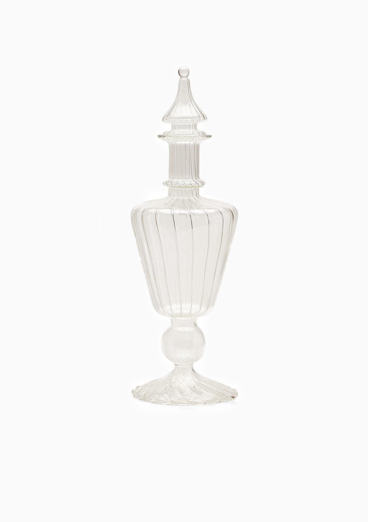 Verre Fluted Decanter | 13" x 4.25"