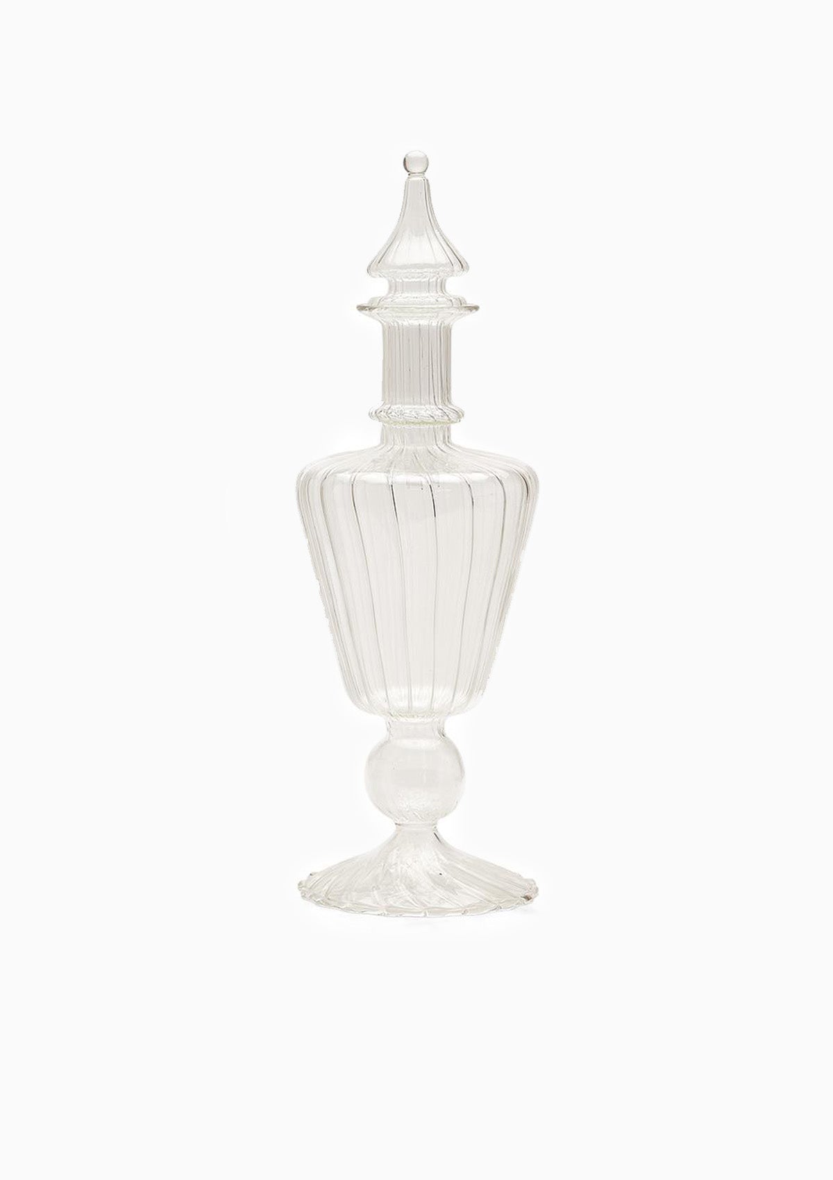Verre Fluted Decanter | 13" x 4.25"