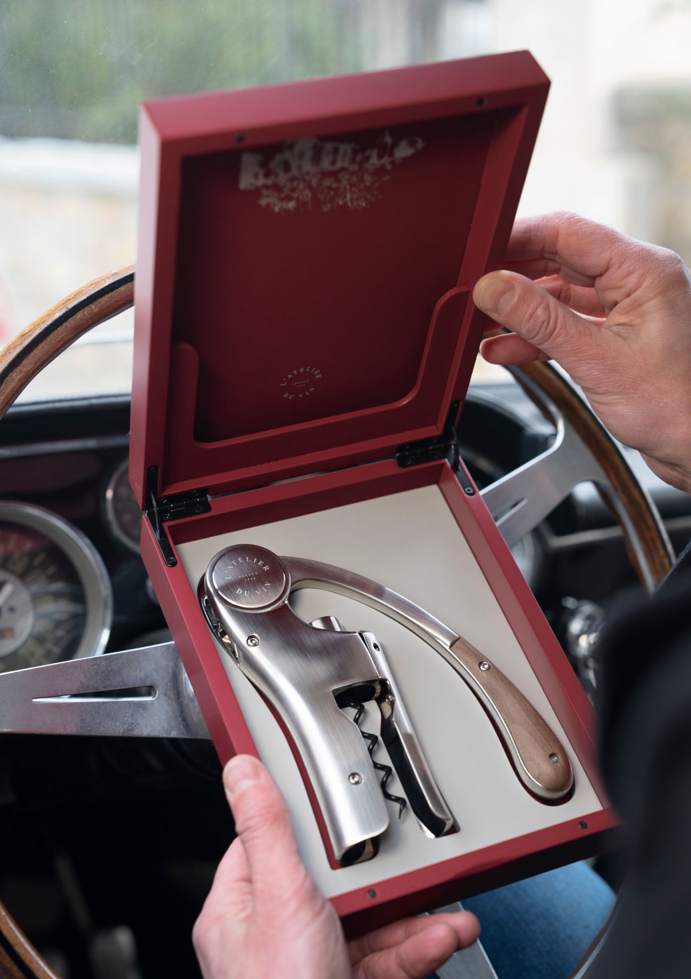 Oeno Motion Tresor Lever Corkscrew Gift Box