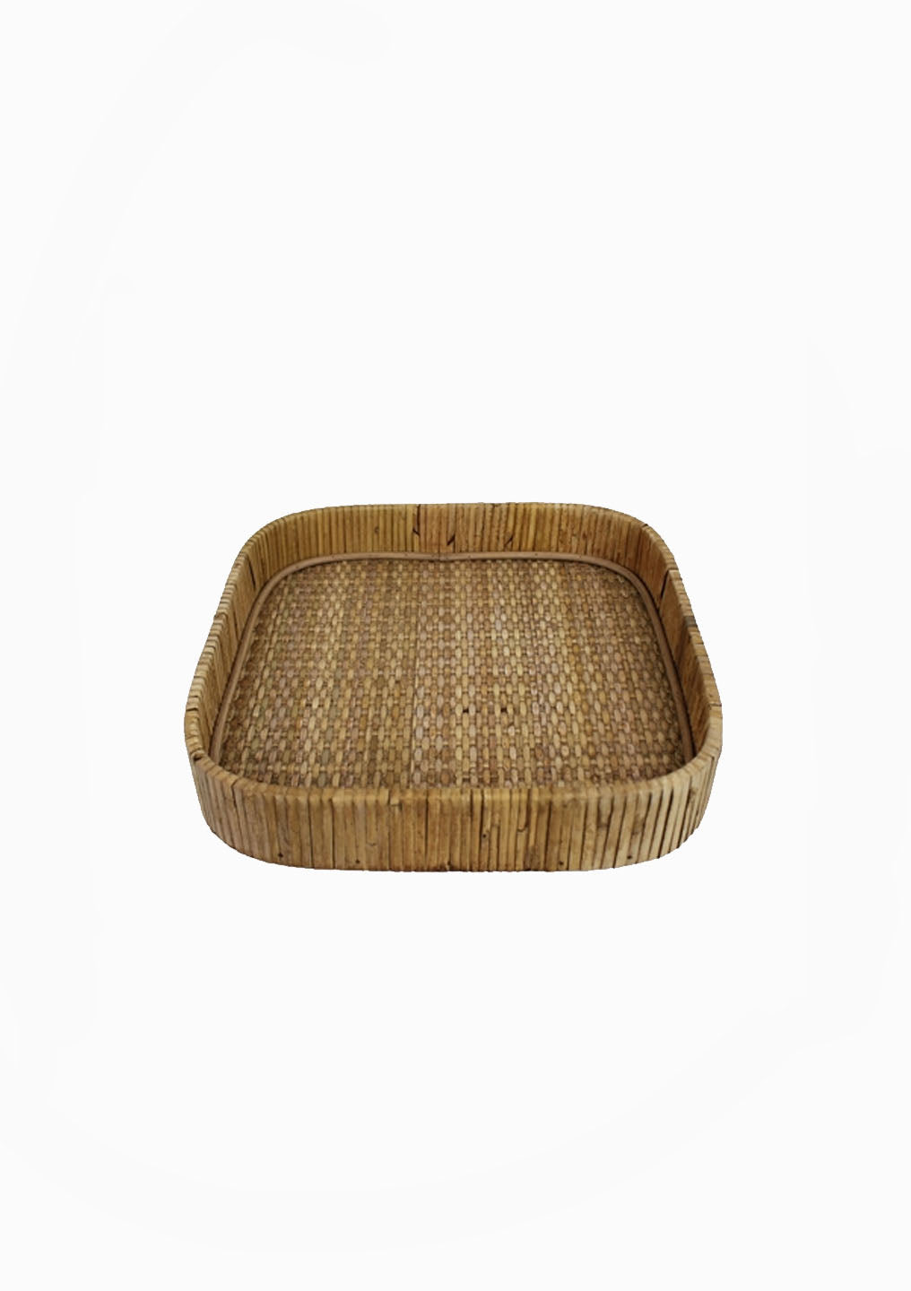 Square Rattan Cayman Tray | Small