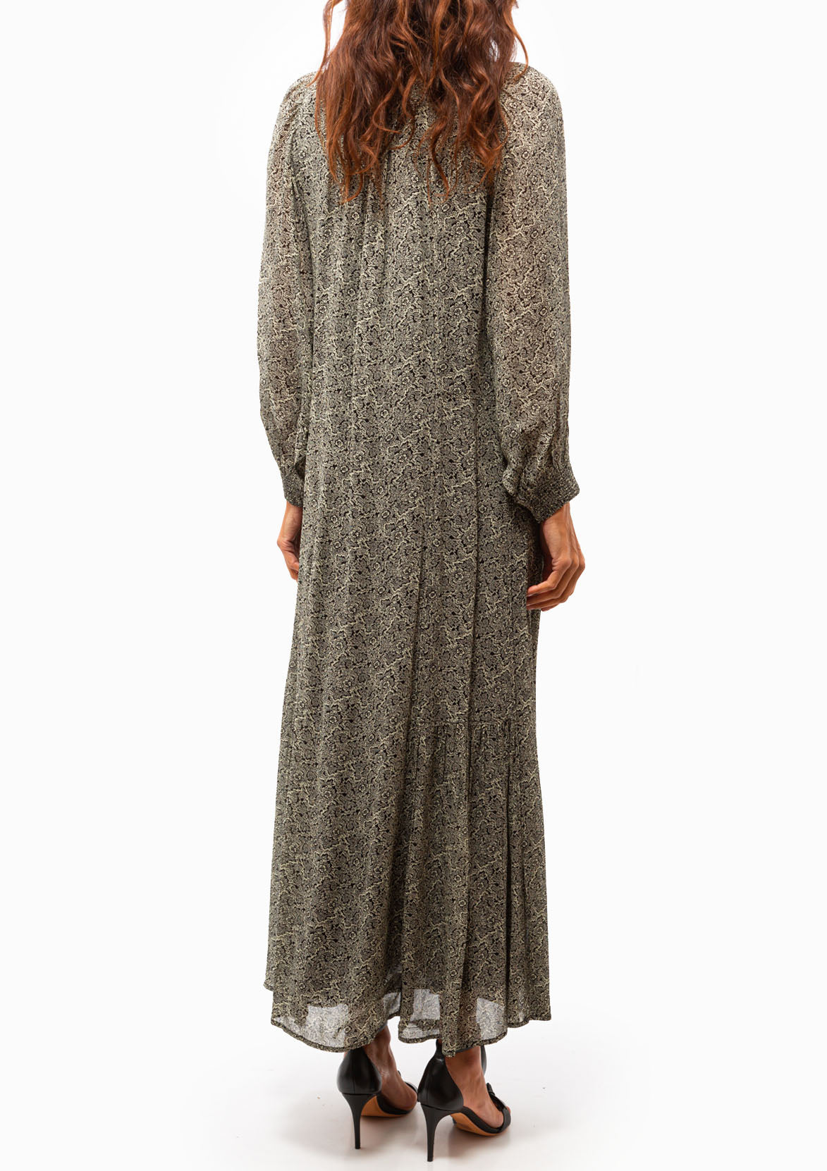 Arabelle Dress | Noir/Ecru