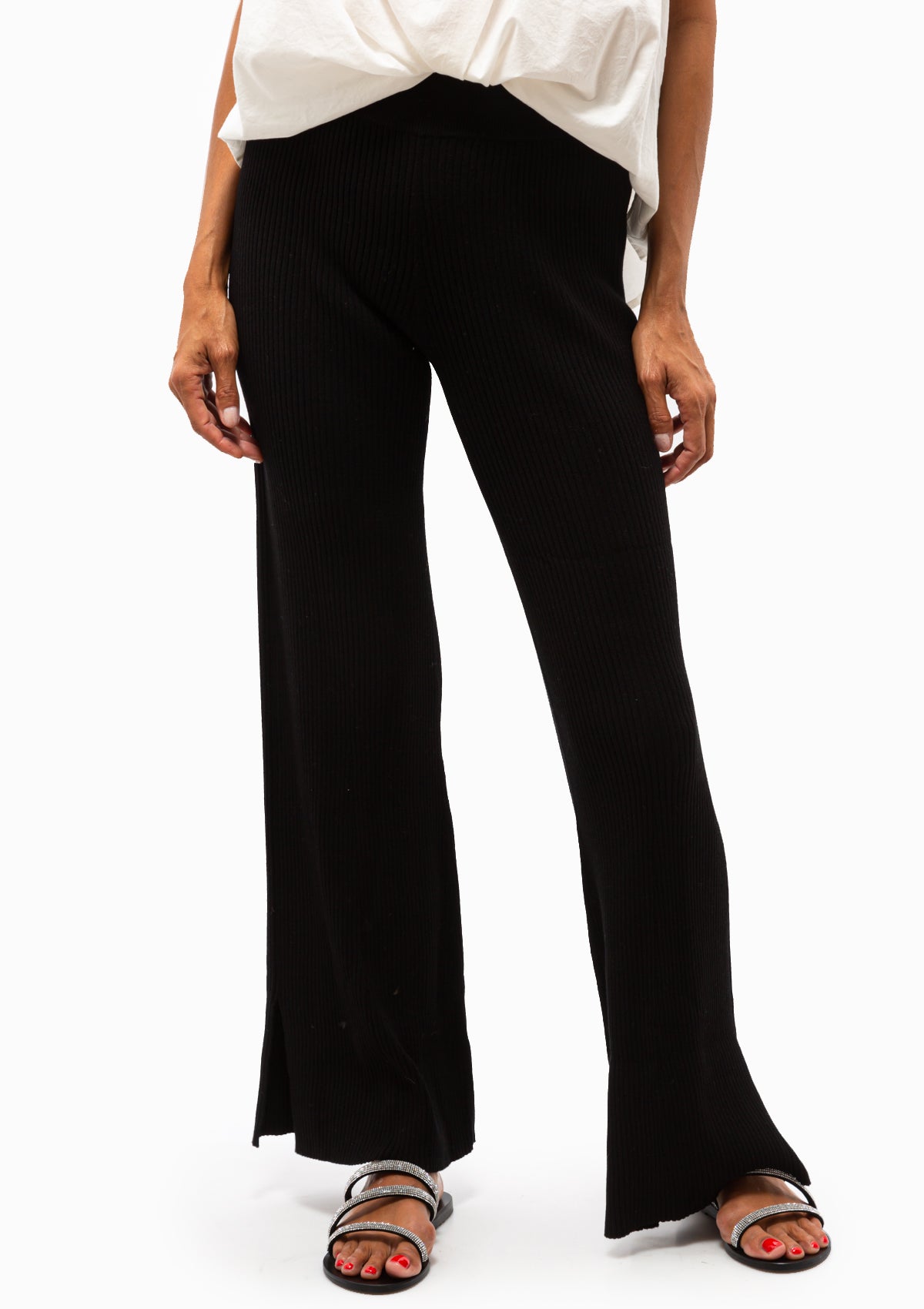 Vincennes Flowing Trouser | Black