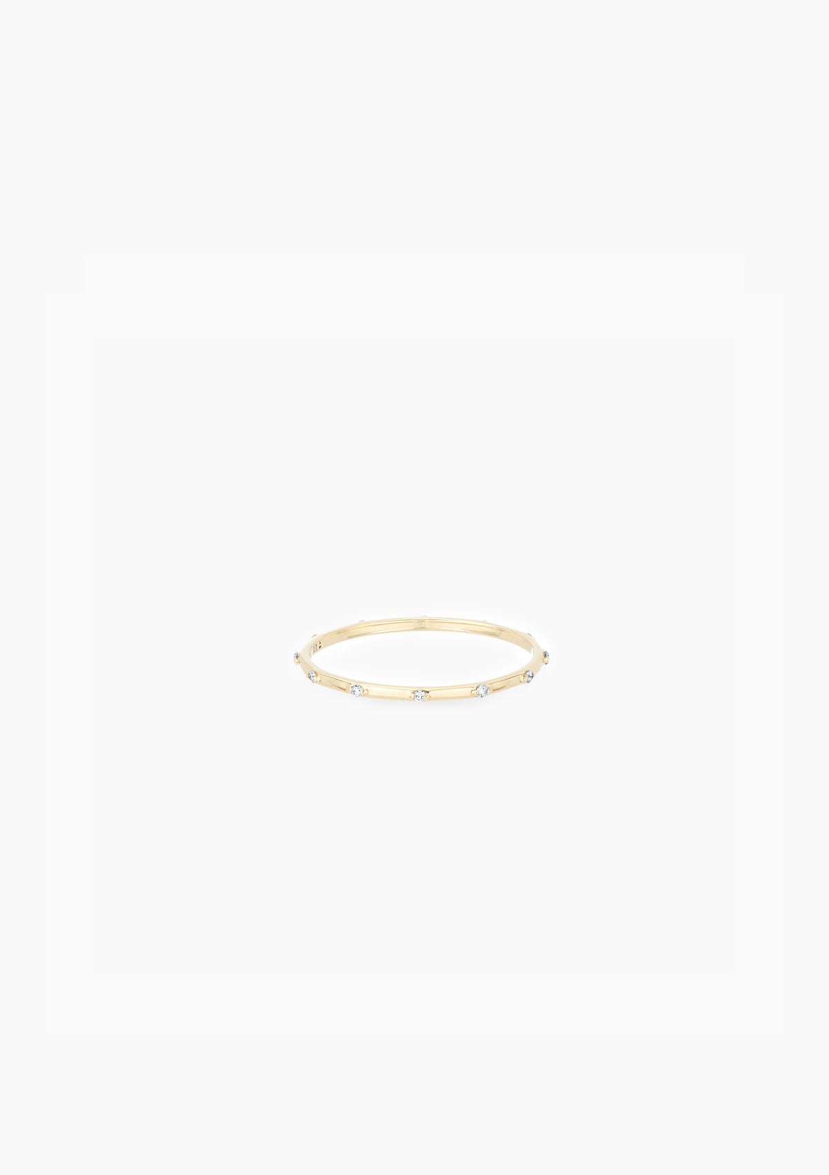 Super Tiny Diamond Station Eternity Ring