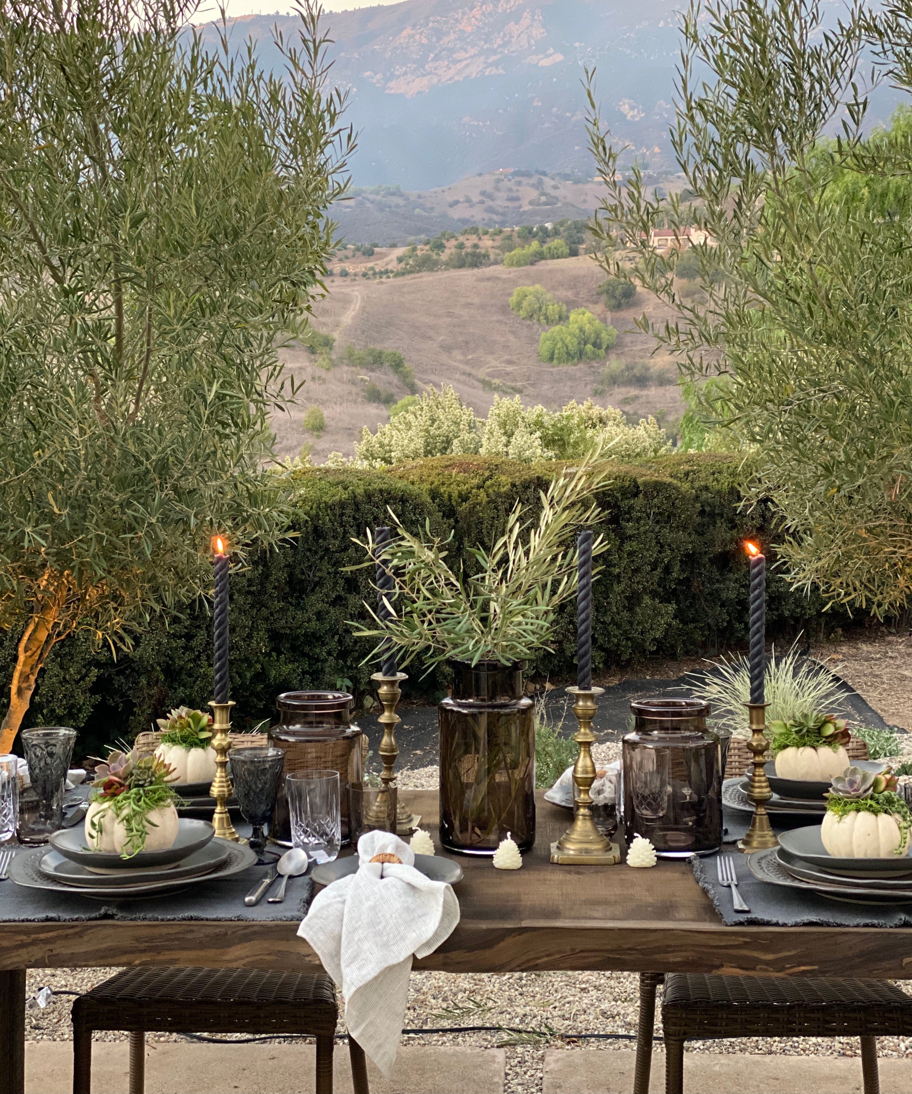 Vera Glass Container Small, Smoke | 6" x 9"