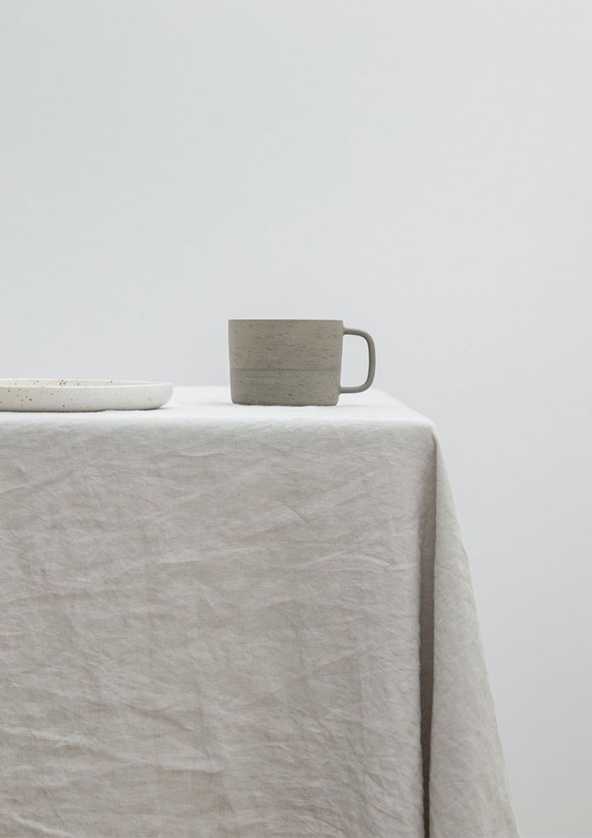 Linen Tablecloth Square | Smoke