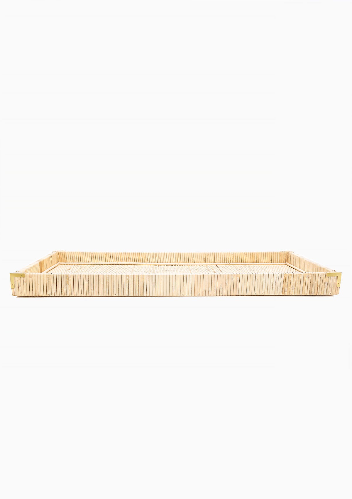 Oversized Rattan Tray | Large