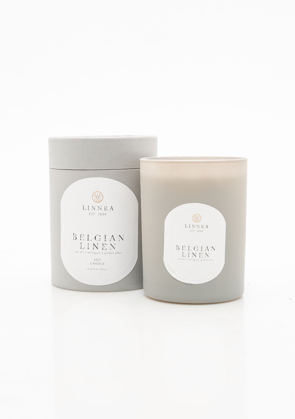 Belgian Linen Double Wick Candle