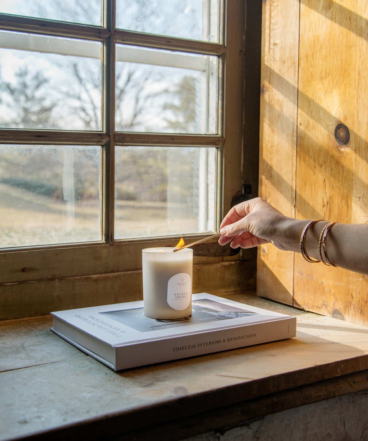 Sacred Smoke Double Wick Candle