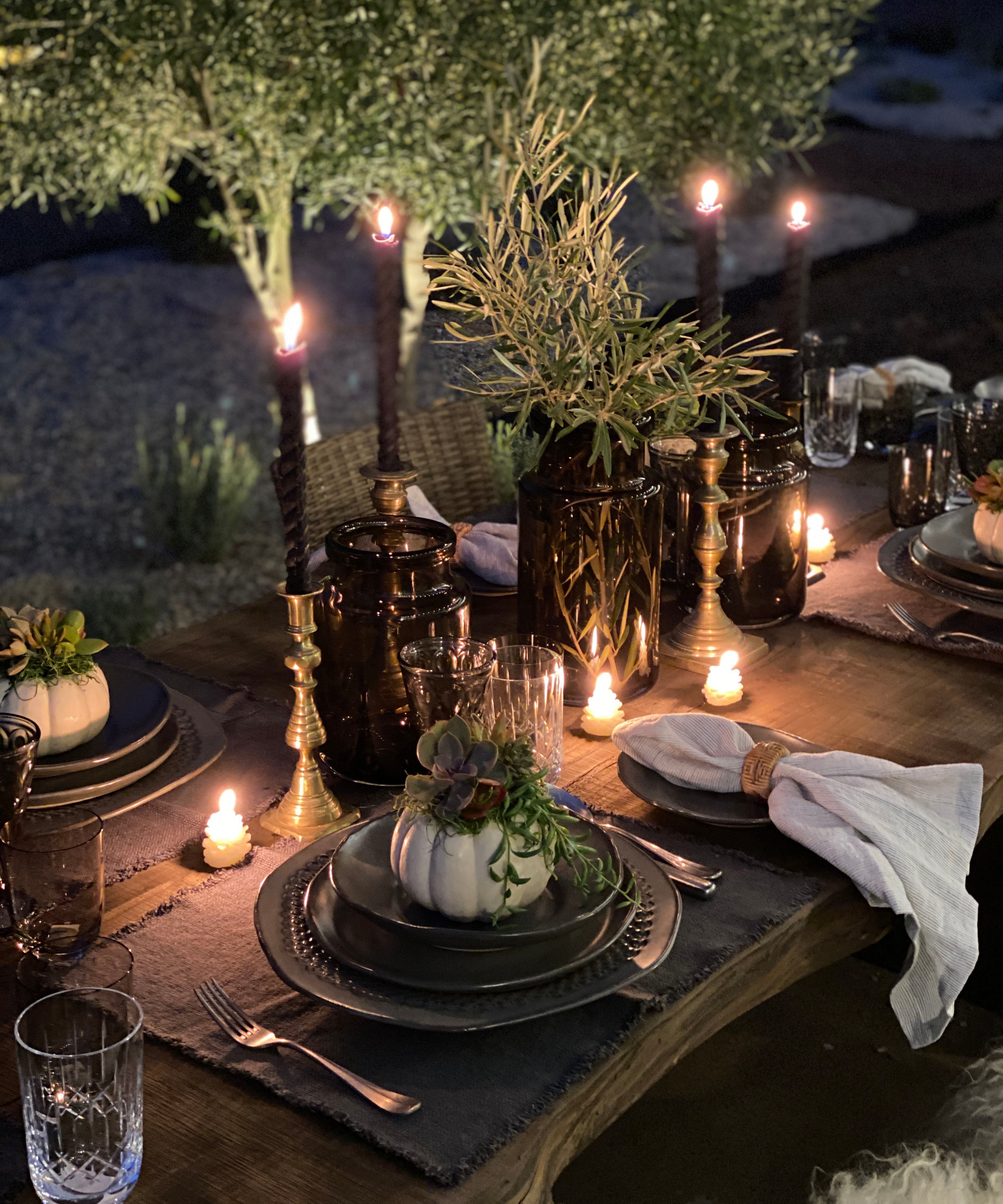 Viggo Glass Container Small, Smoke, 6"Dx11.5"H