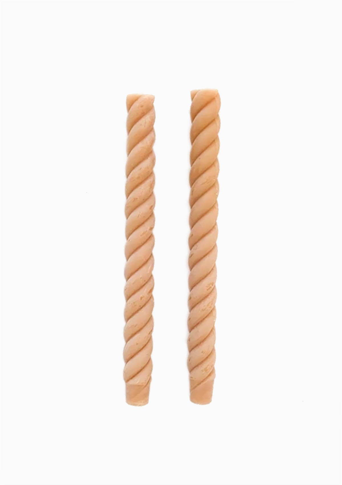 Rope Candles Pair 10" | Natural