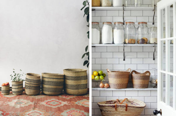 Tips for Decorating with African Baskets