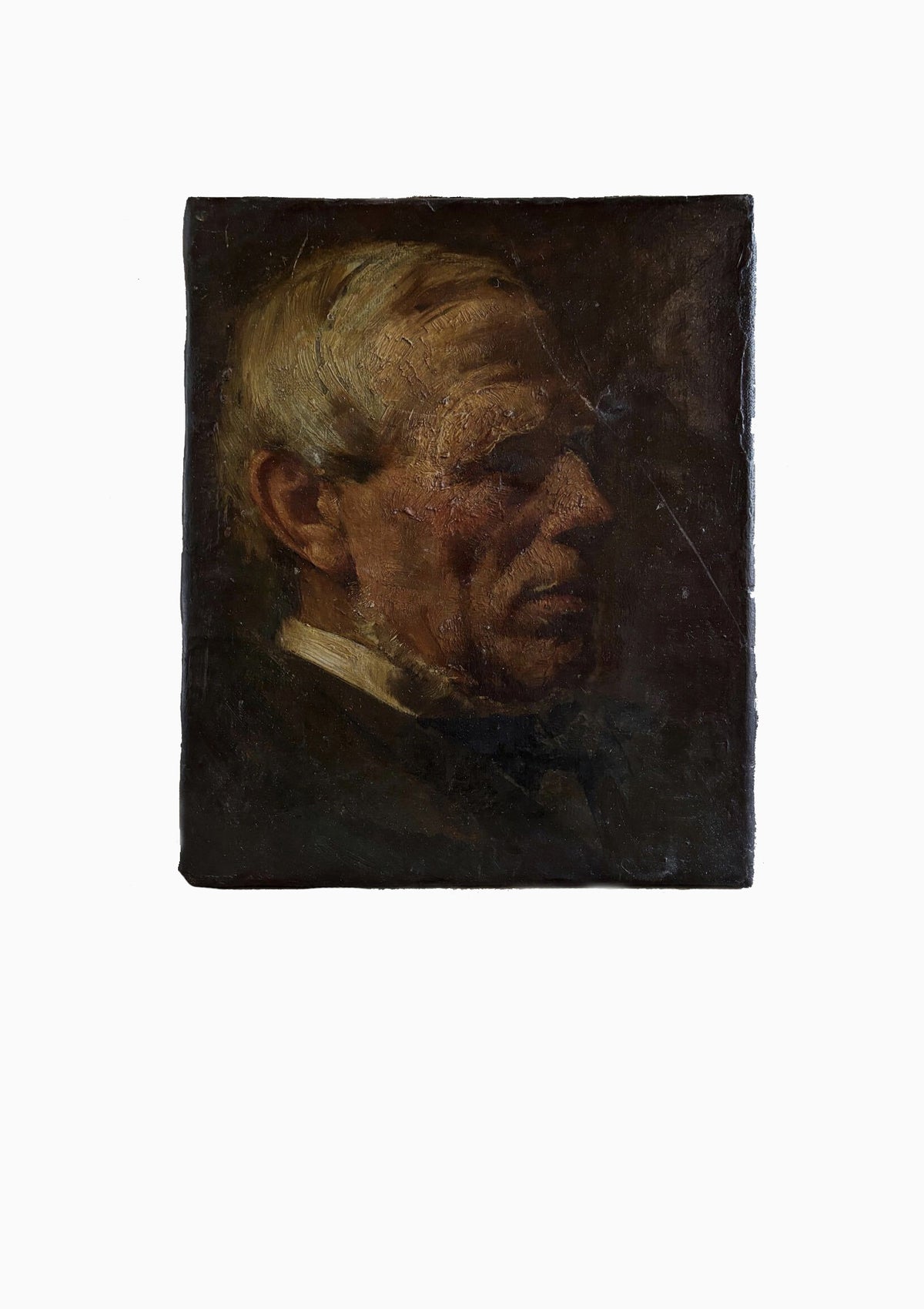 19th Century Gentleman Portrait Oil Panting | 11.5” x 14”