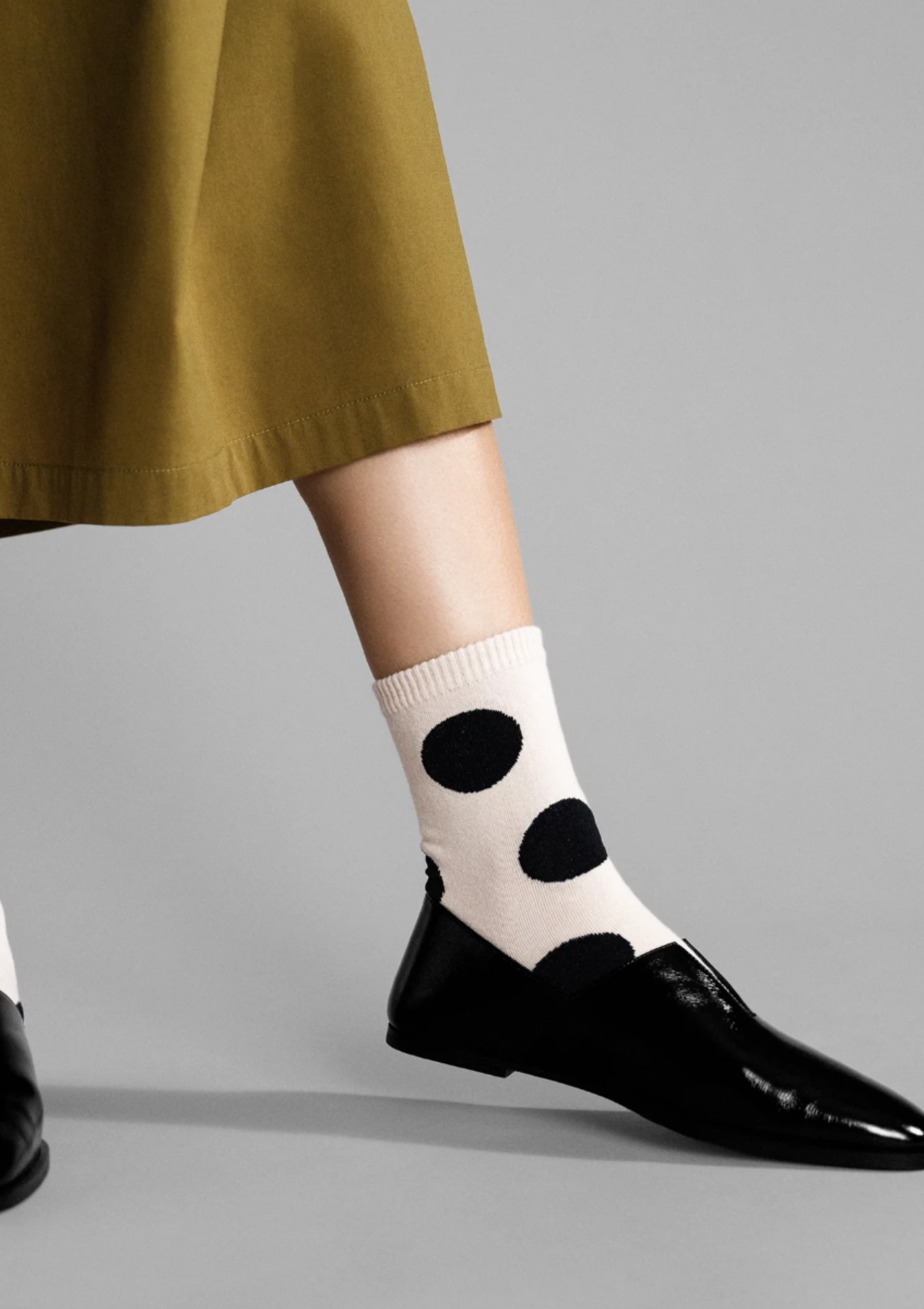 Rie Crew Socks | Blush