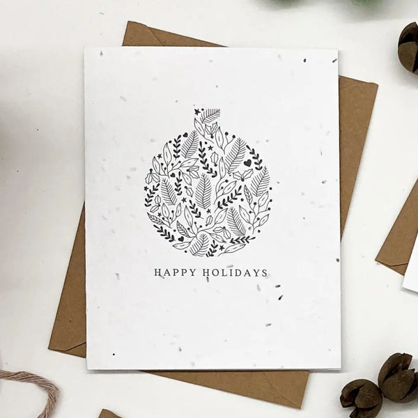 Holiday Ornament Plantable Greeting Card
