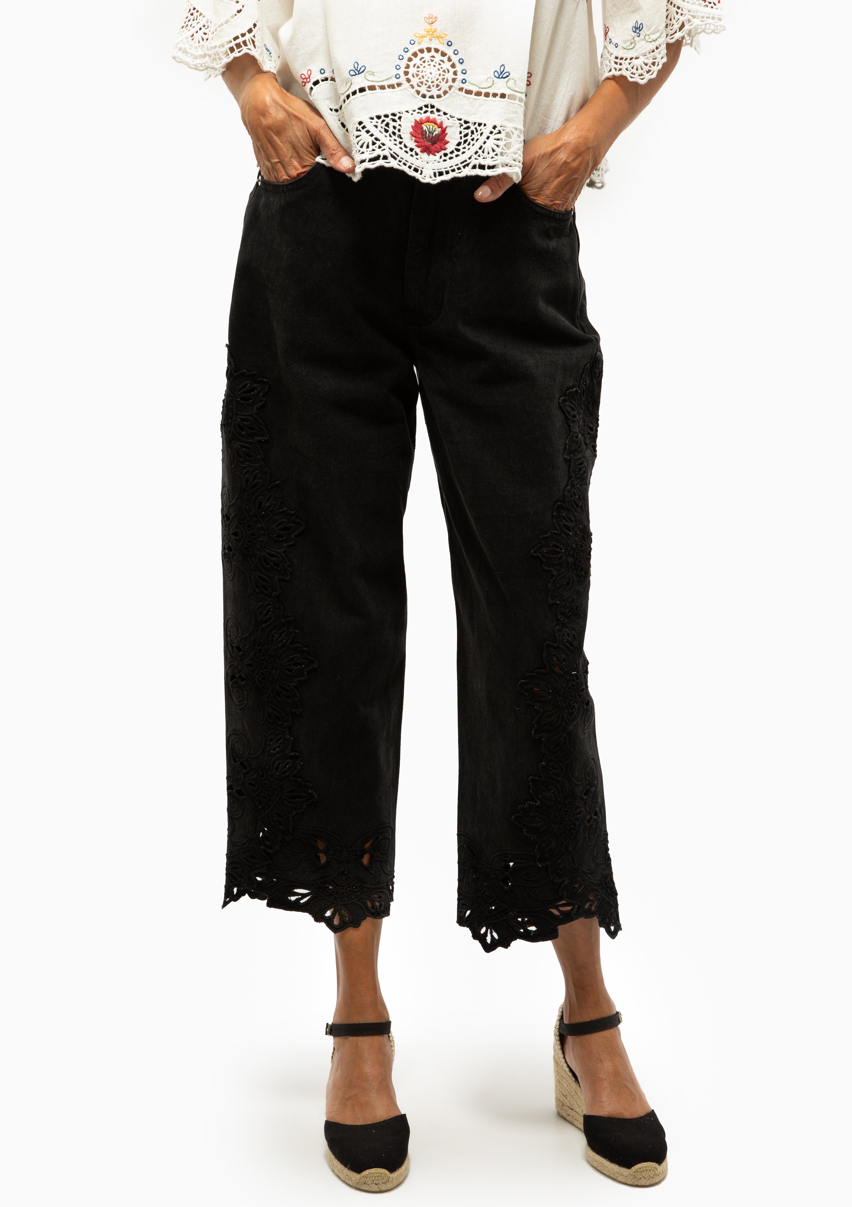 Cavina Denim Jeans | Black