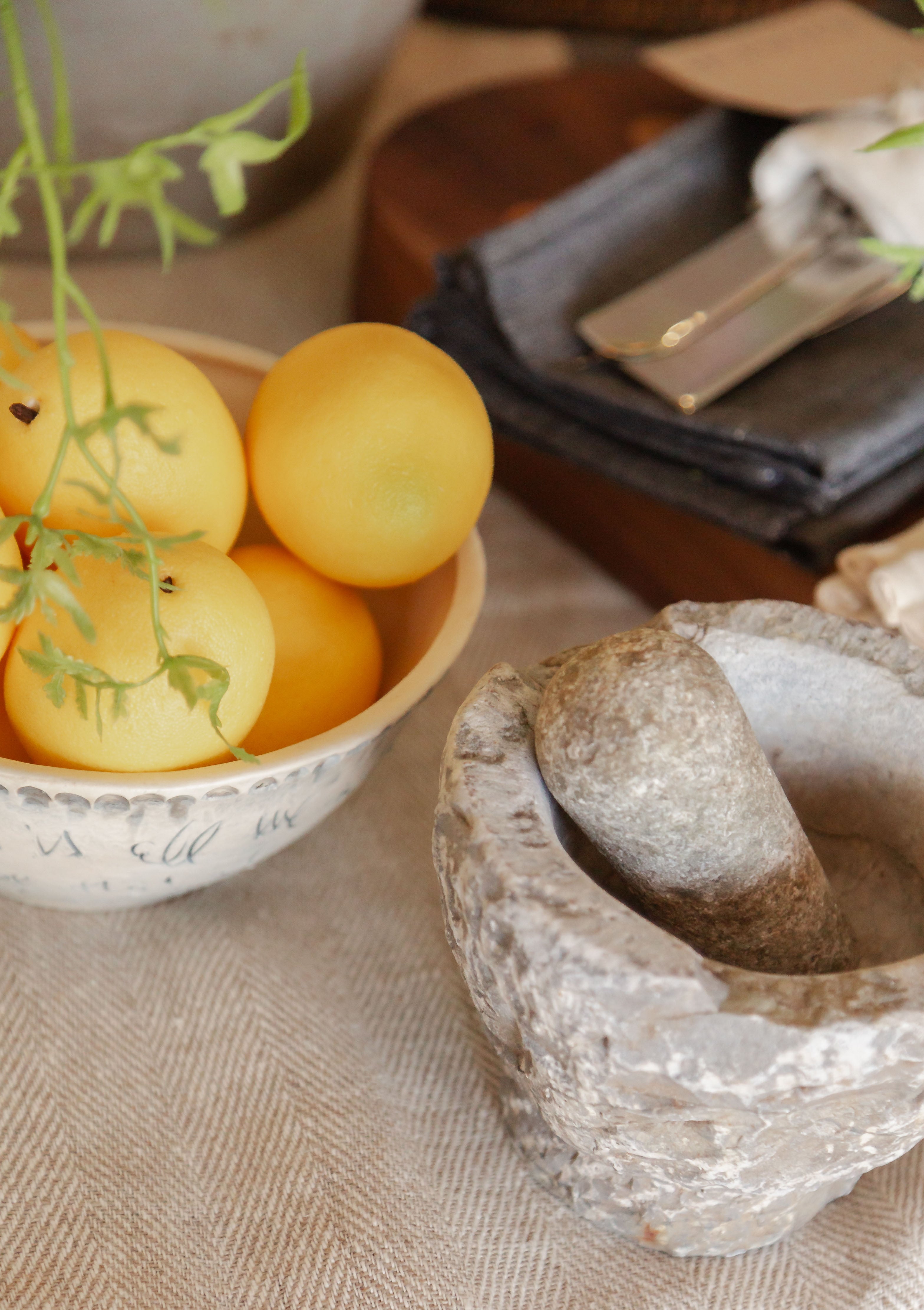 Vintage Mortar & Pestle Set