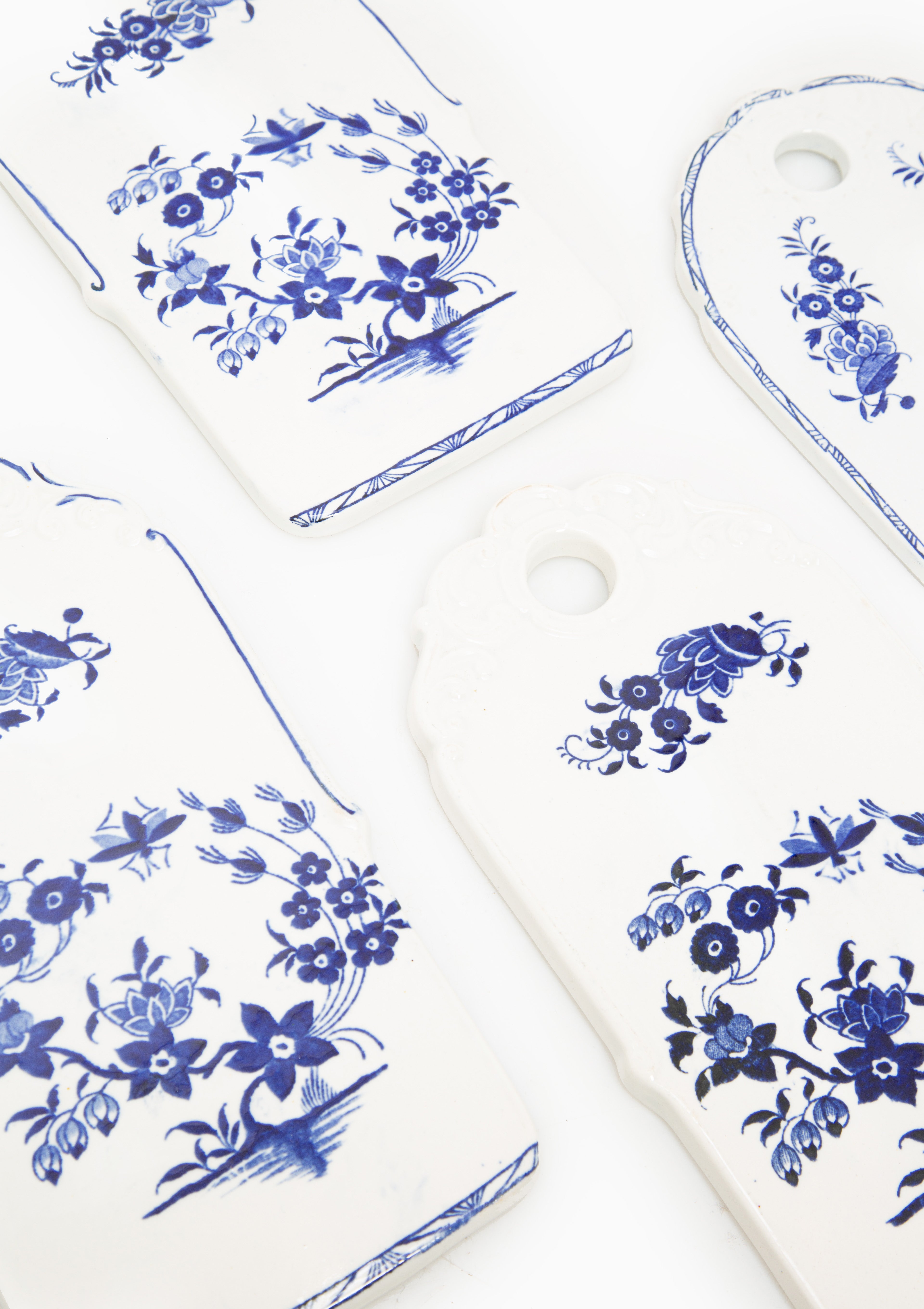 1900's Antique Delft Cheeseboard 3