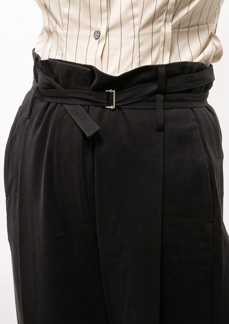 Zillo Belted Trouser | Dark Grey