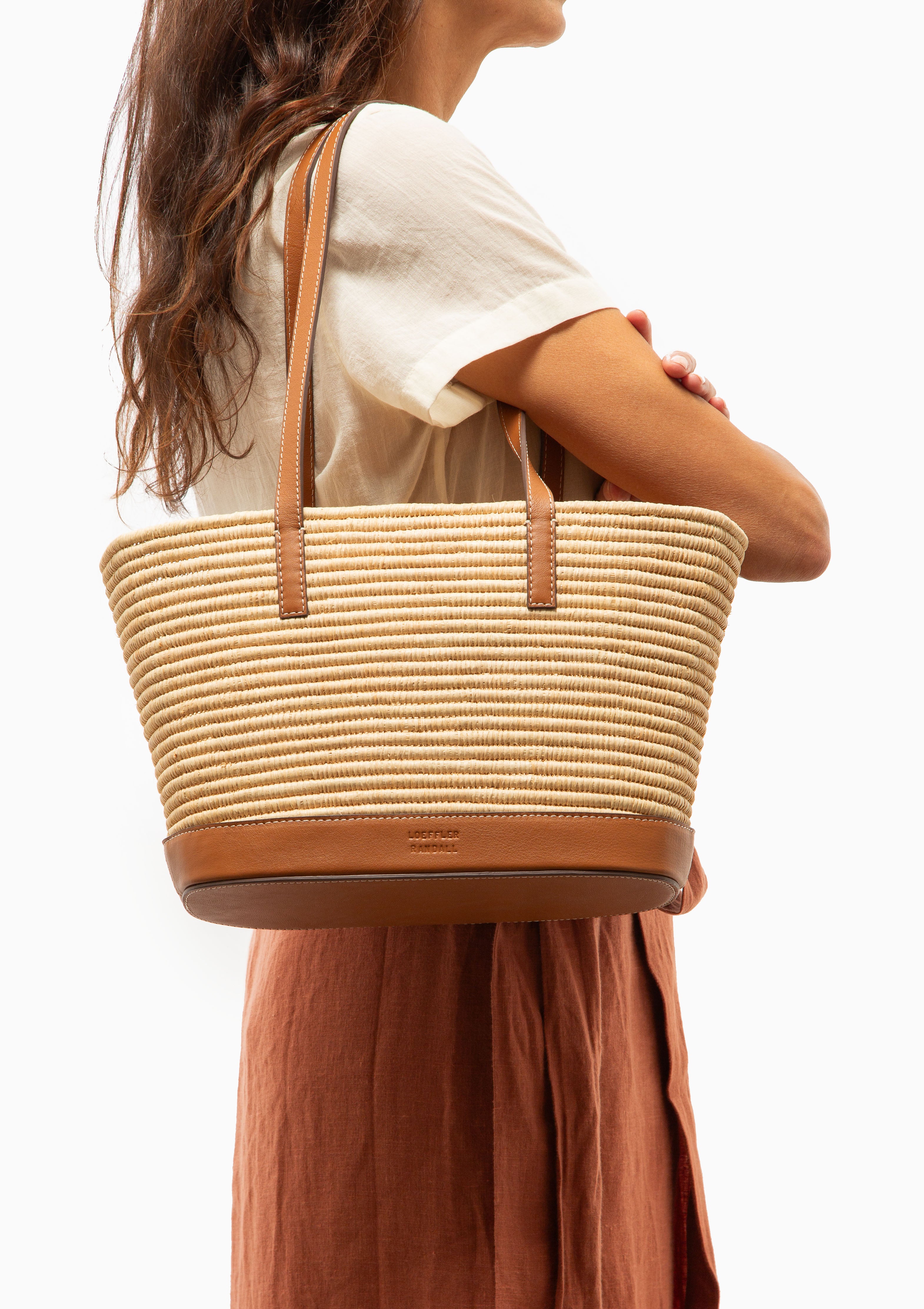 Adler Mini Tote | Natural/Cognac