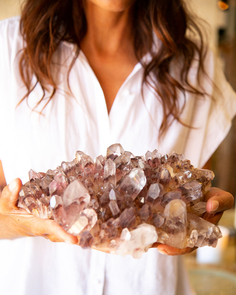 Red Phantom Quartz Crystal 3 | Hematite