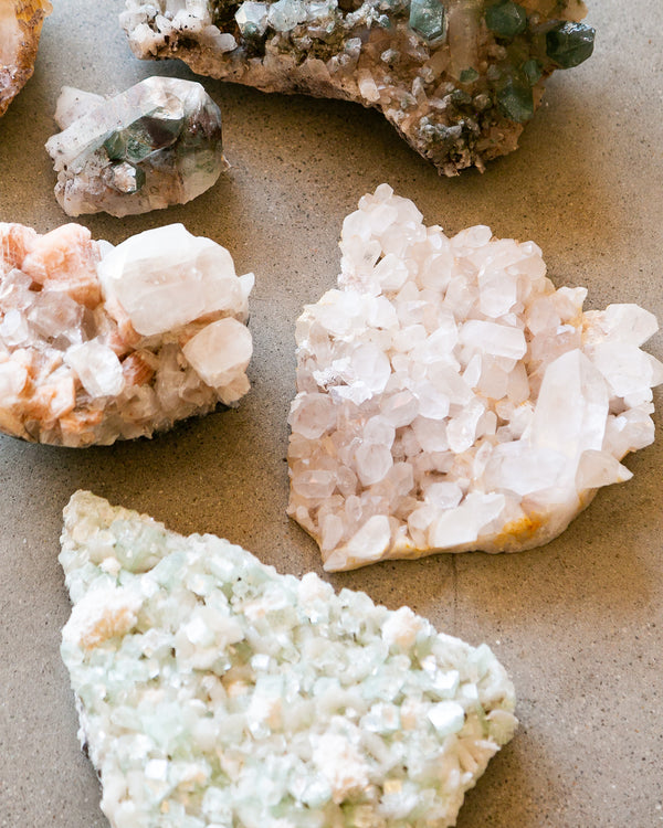 Himalayan Quartz Crystal 35 | Pink & Hematite