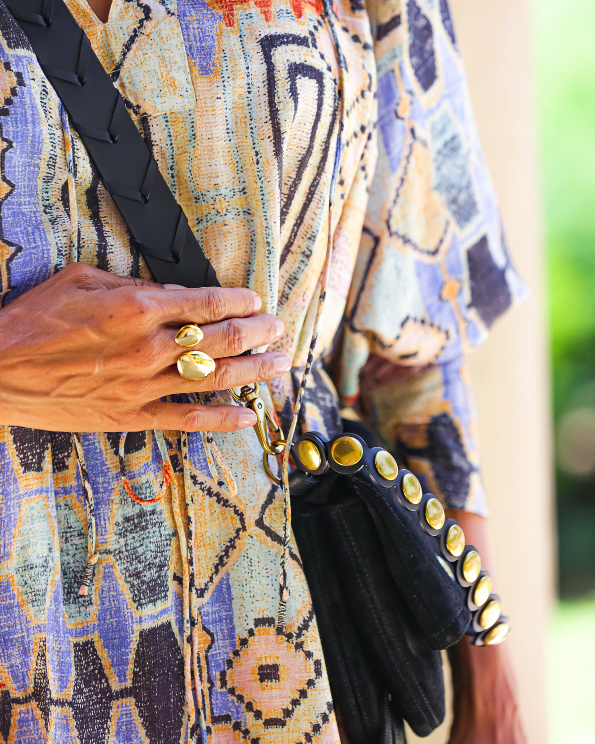 Sabi Statement Ring | Gold Plated Brass