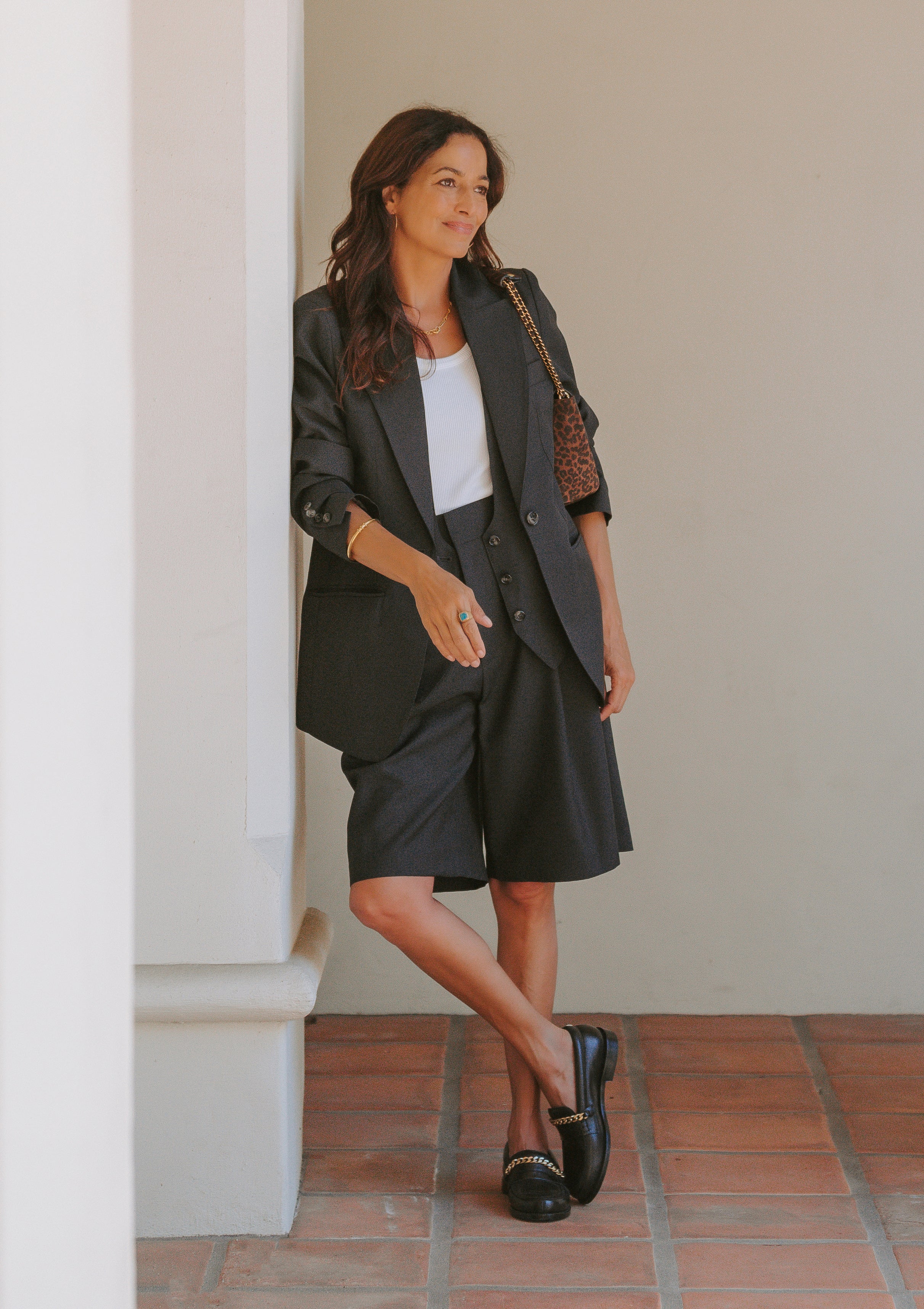 Oversized Layered Blazer | Iron