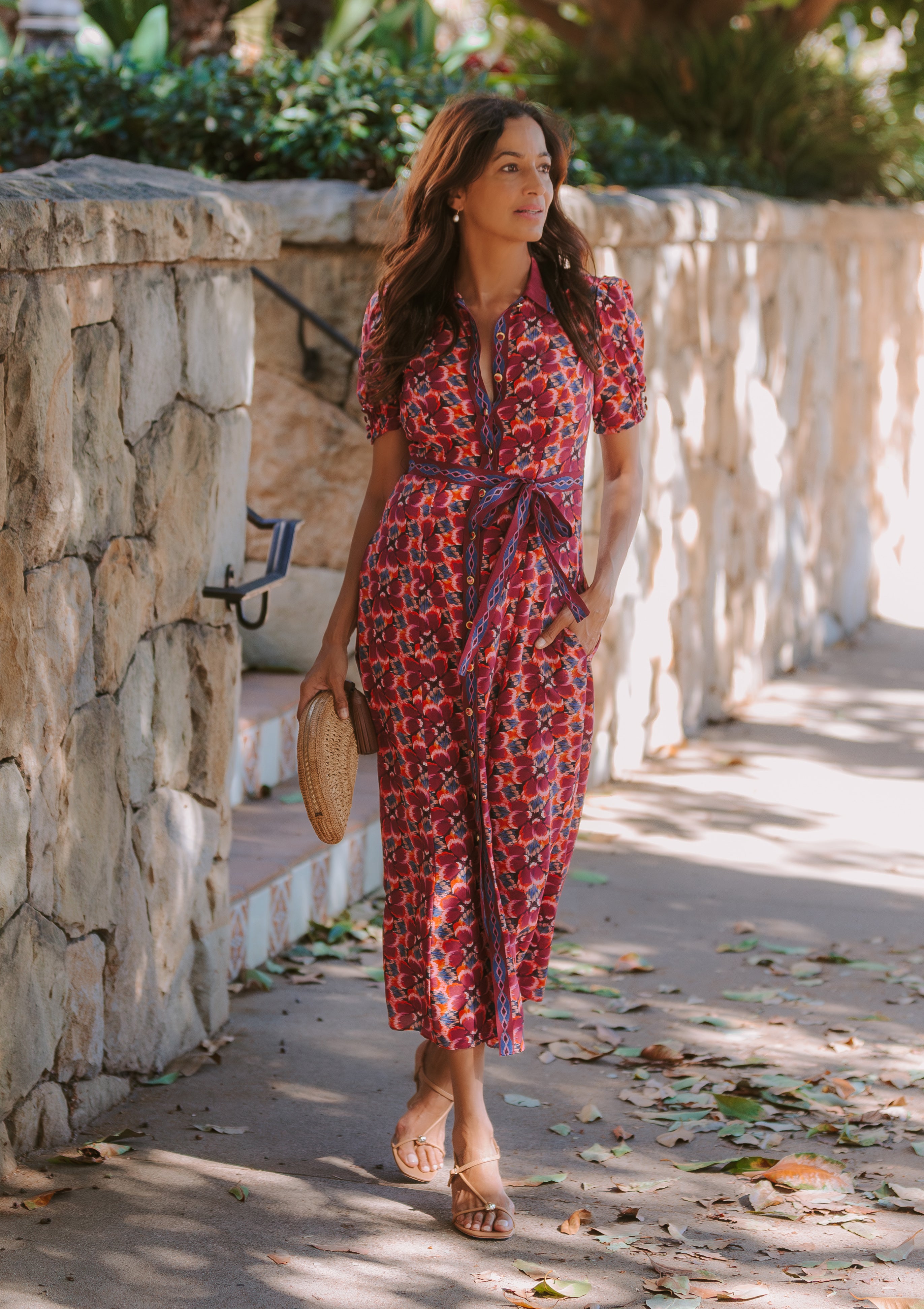 Vanessa D Dress | Quail Magenta