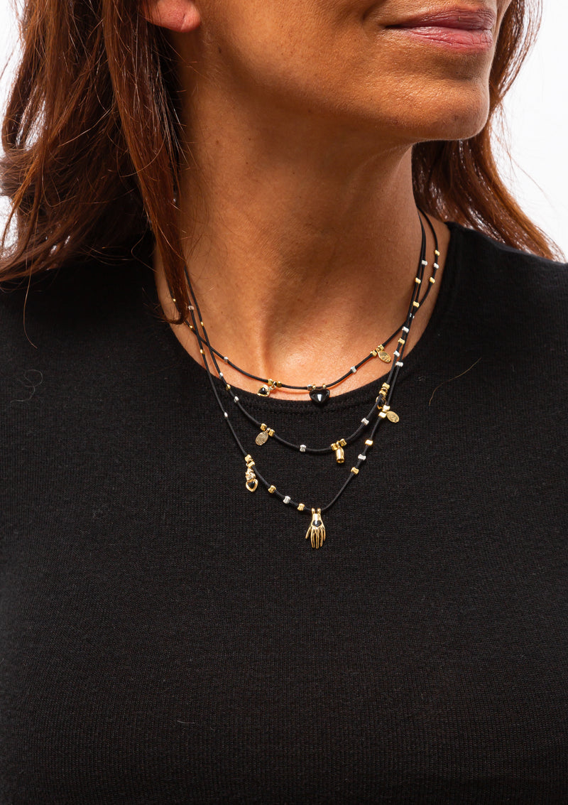 Happiness Necklace | Black