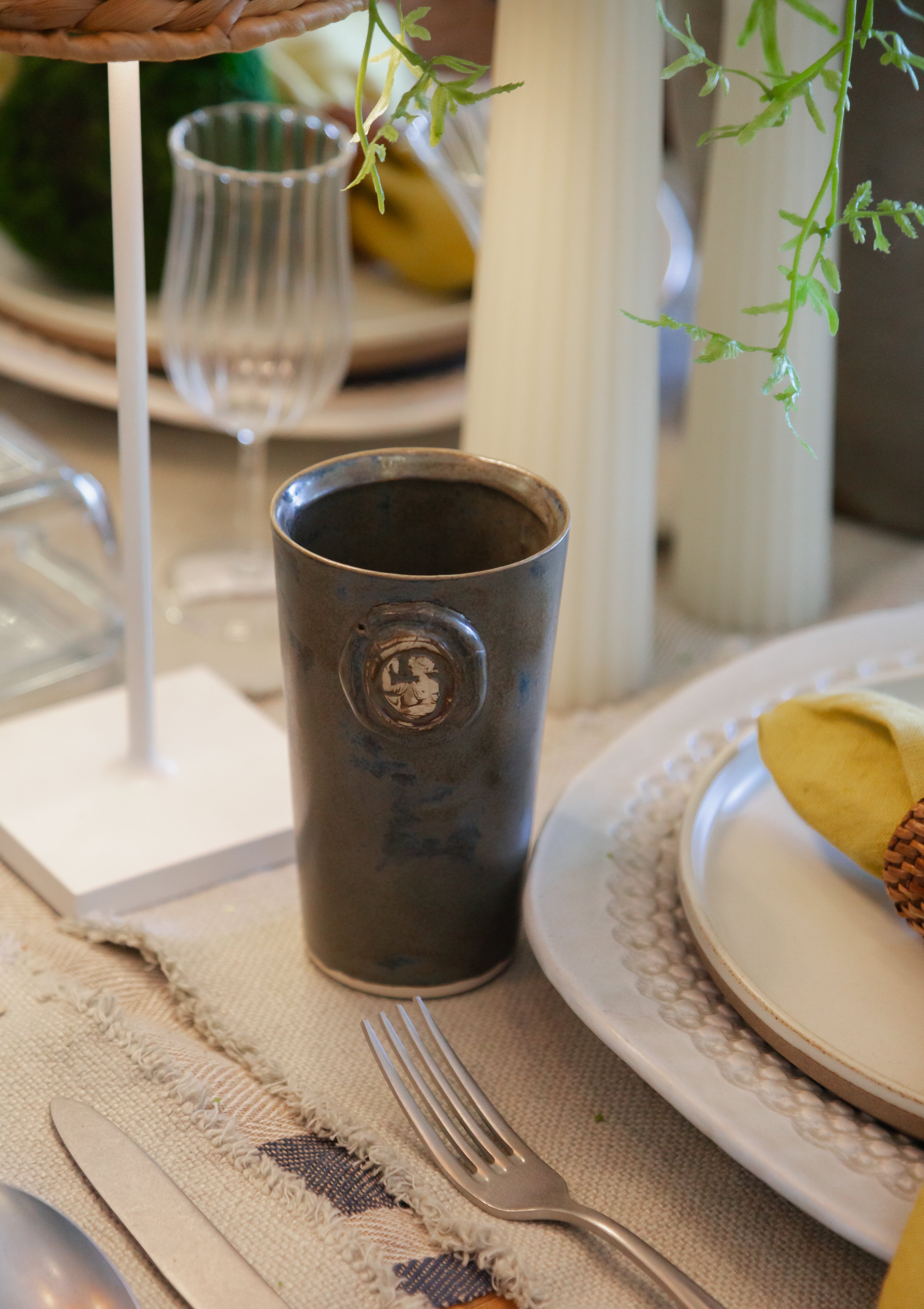 Bacchantes Heather Vase | Hudson