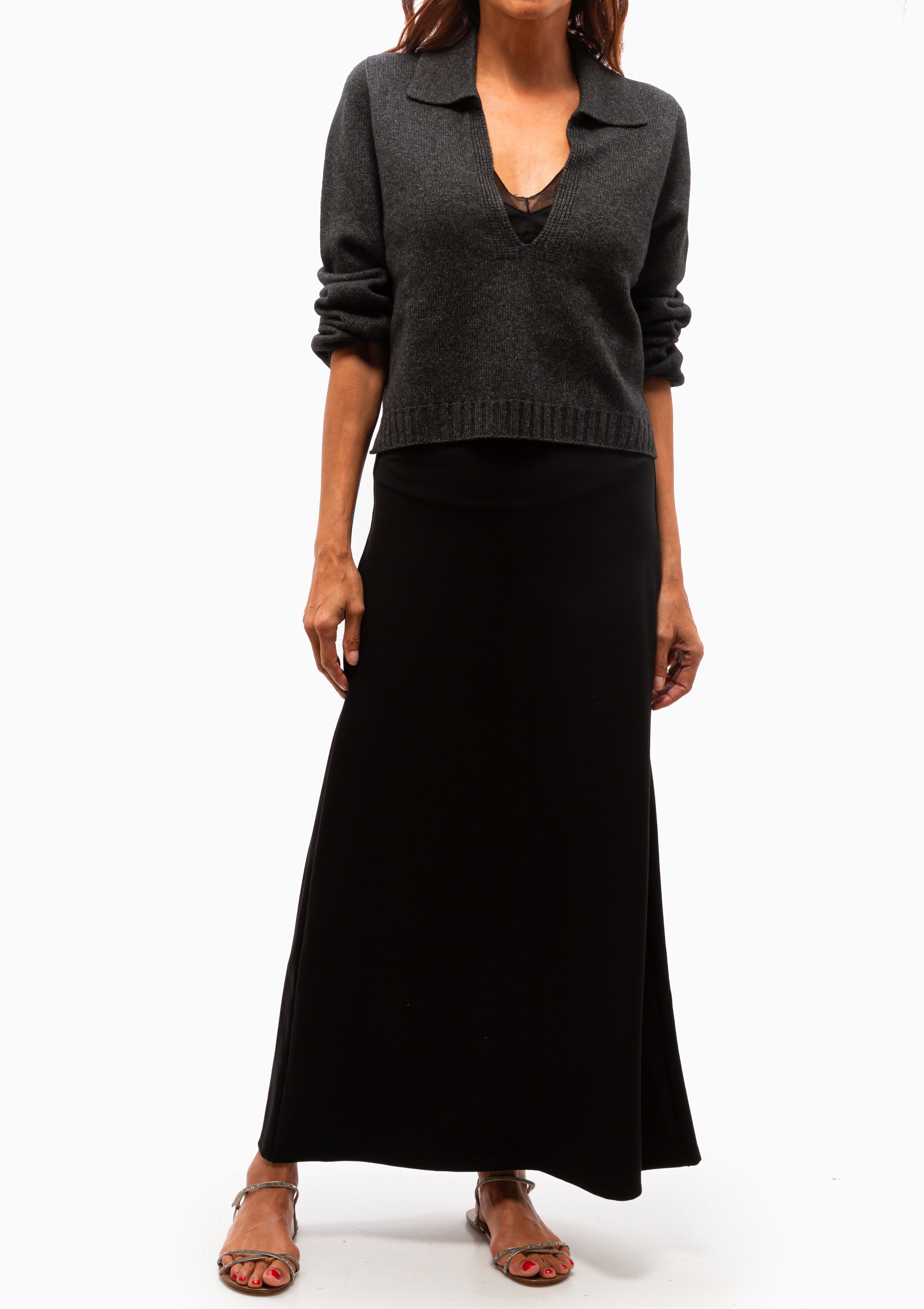 Rio Maxi Skirt | Black