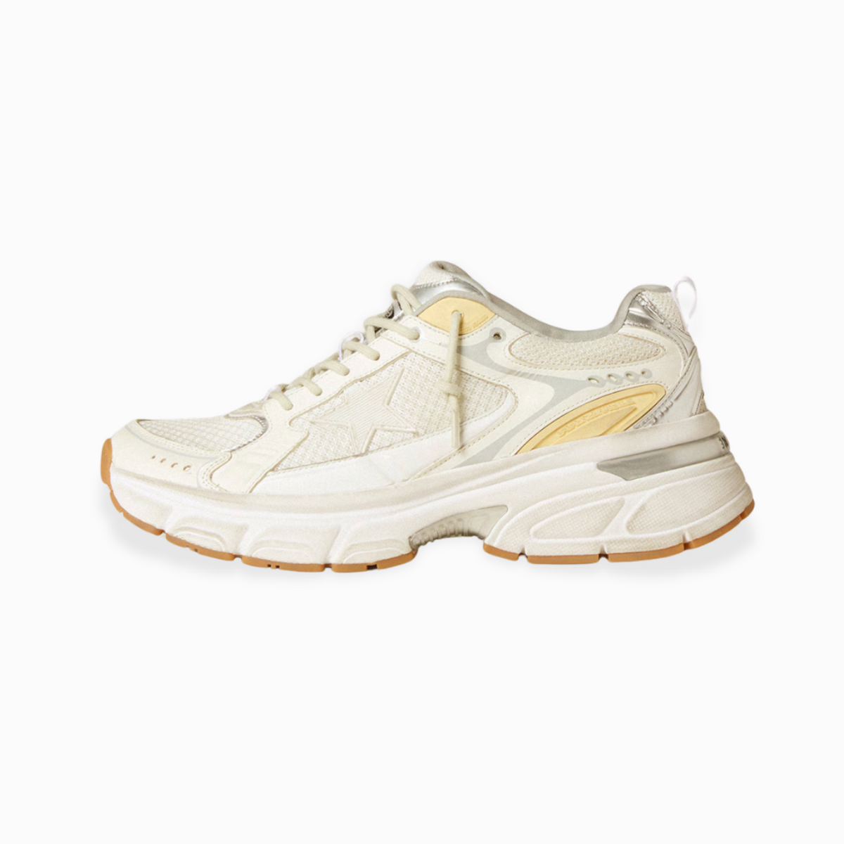 Lightstar Sneaker Leather & Mesh | White/Gold